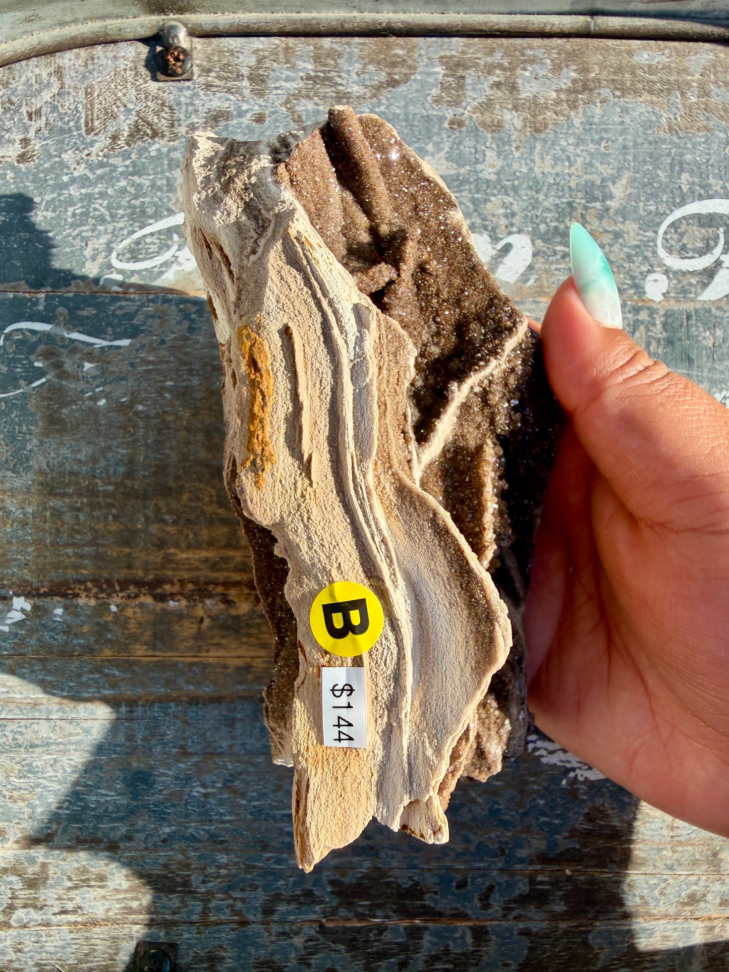 Hand-Mined Brillant Wood | Alabama | Crystal Collector Find | Opt B
