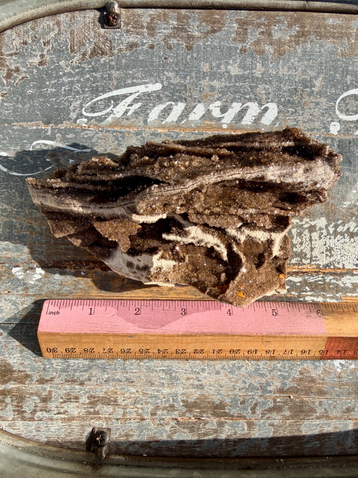 Hand-Mined Brillant Wood | Alabama | Crystal Collector Find | Opt B