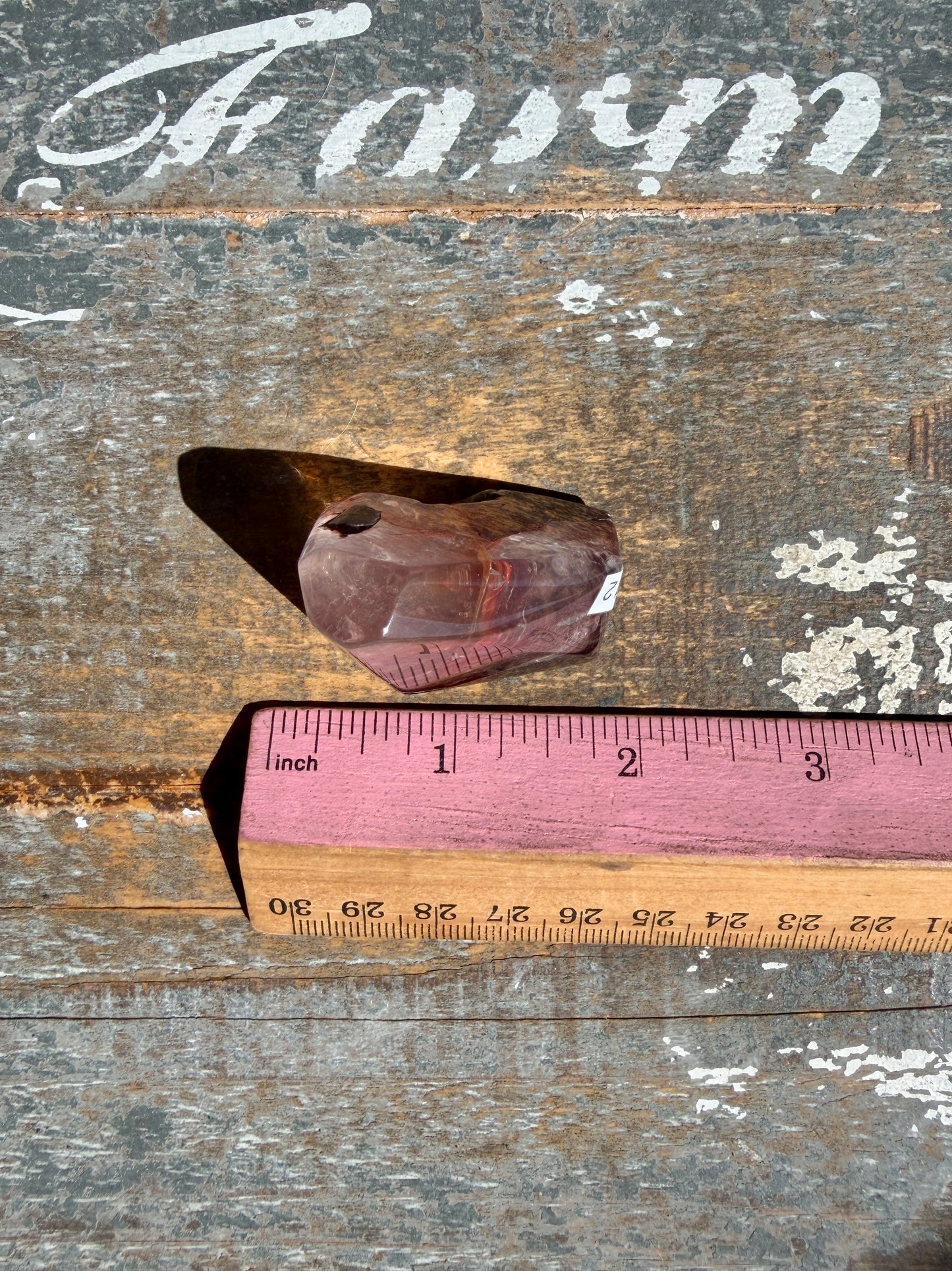 Gorgeous Fire Quartz Freeform Half Polish | Opt 33