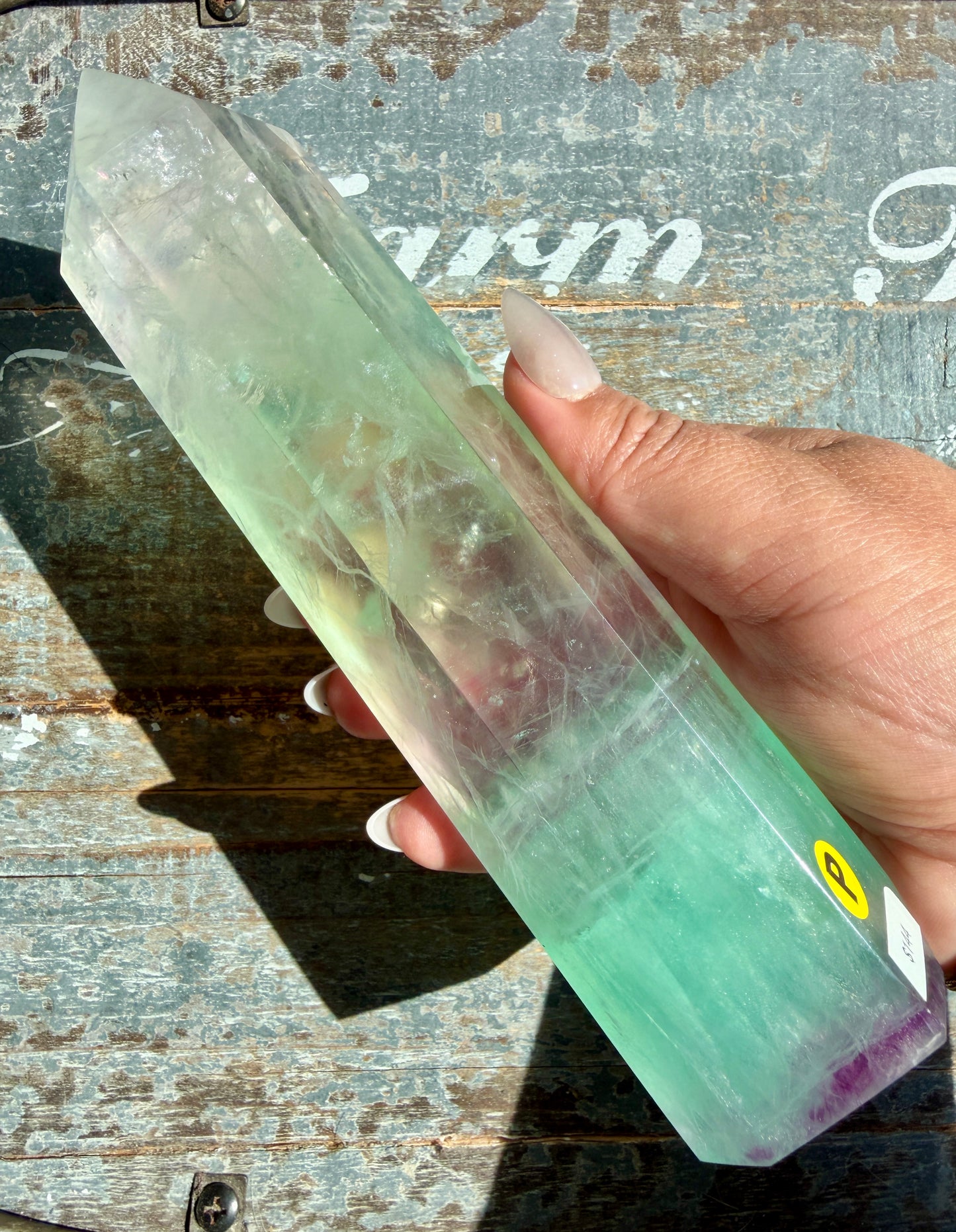 Rainbow Fluorite XL Tower | Opt P