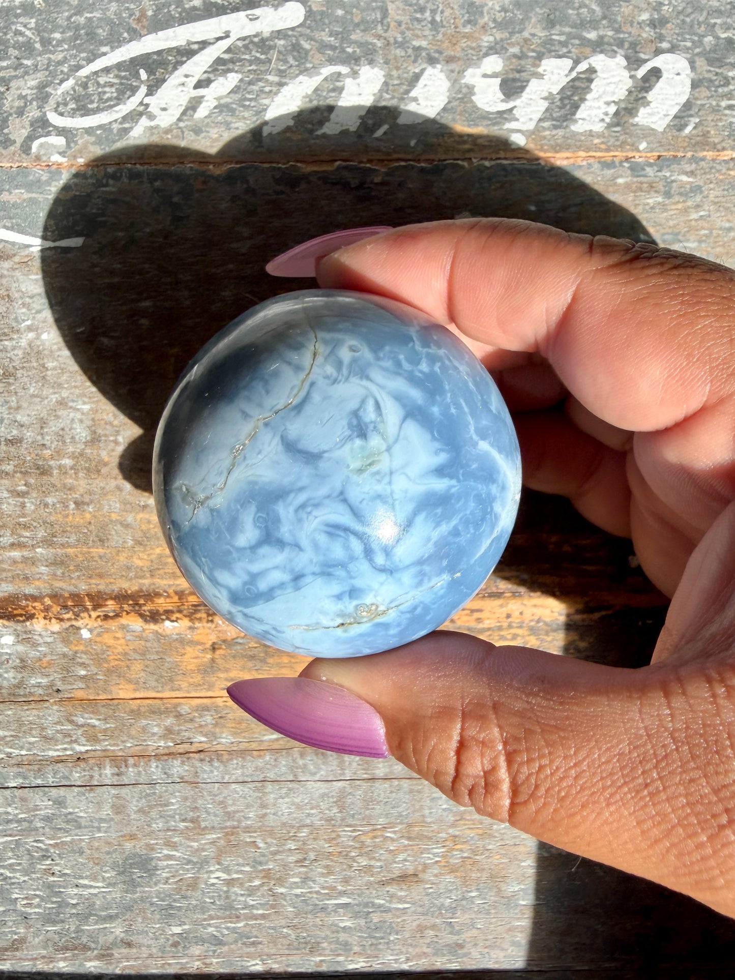Gorgeous Blue Opal Sphere | India | Opt 55