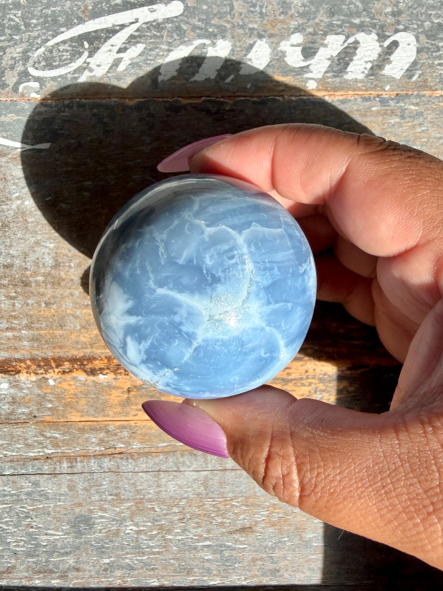 Gorgeous Blue Opal Sphere | India | Opt 55