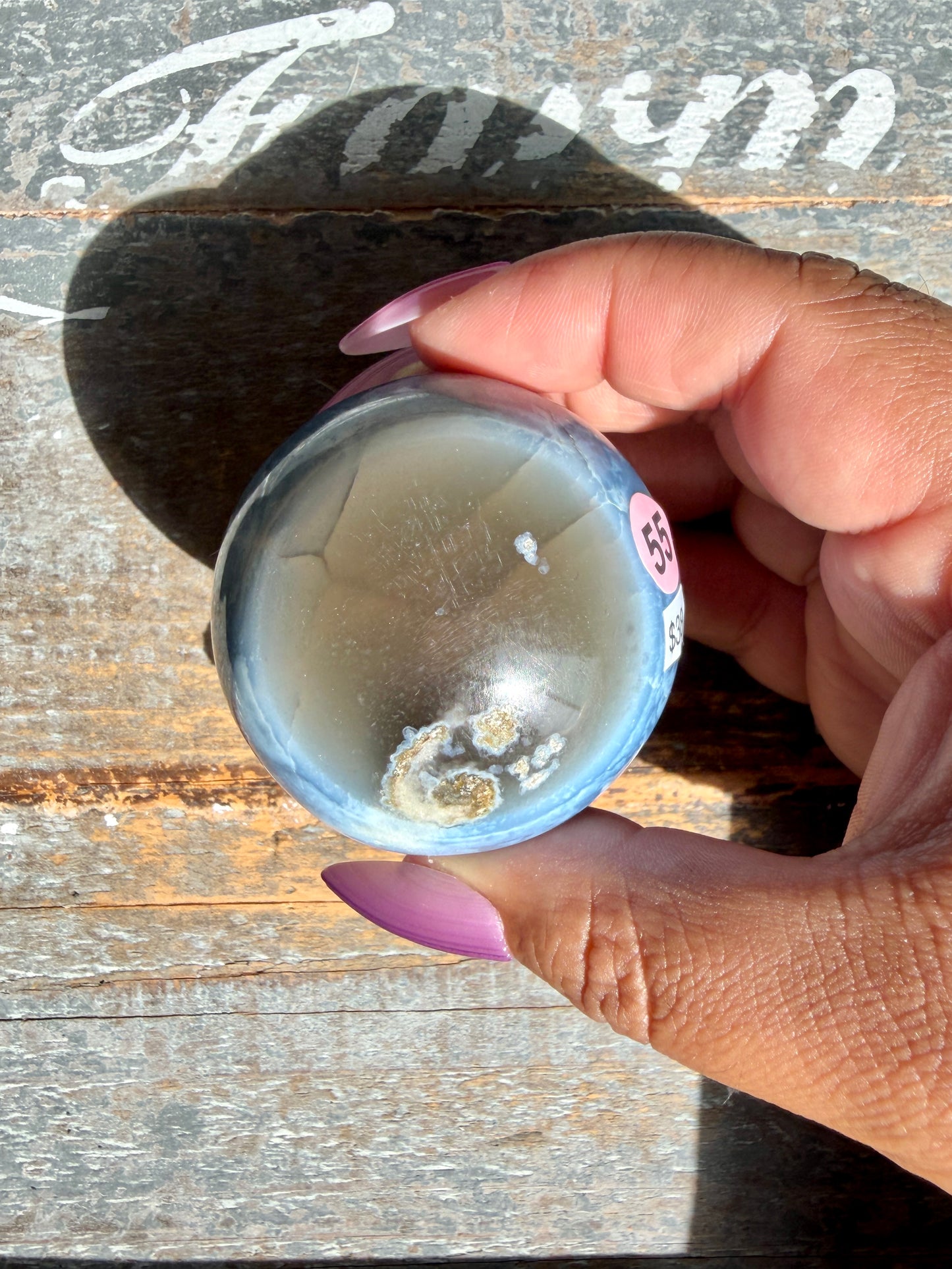 Gorgeous Blue Opal Sphere | India | Opt 55