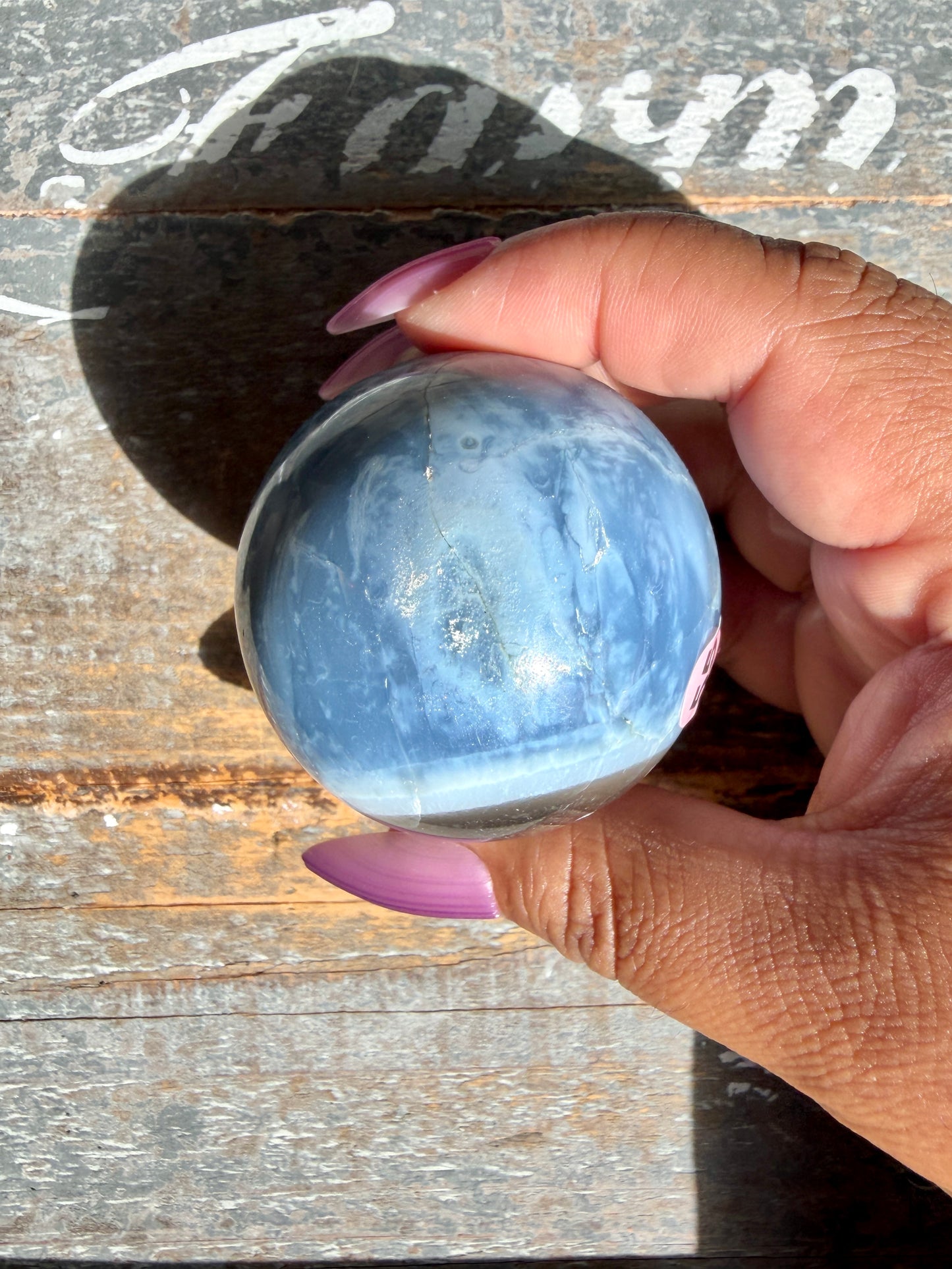 Gorgeous Blue Opal Sphere | India | Opt 55