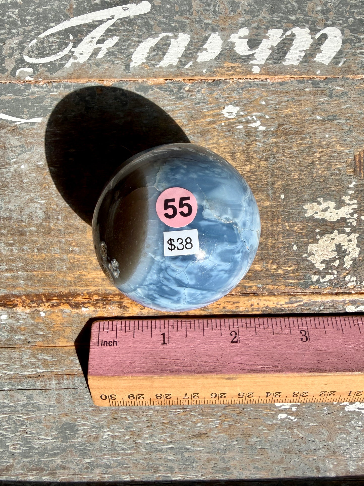 Gorgeous Blue Opal Sphere | India | Opt 55
