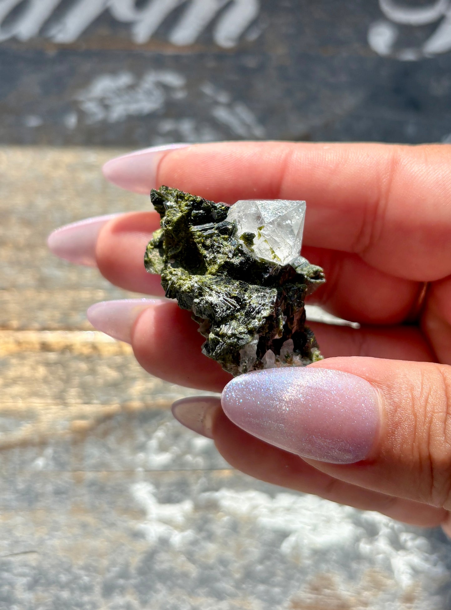 Gorgeous Green Epidote Specimen from Turkey