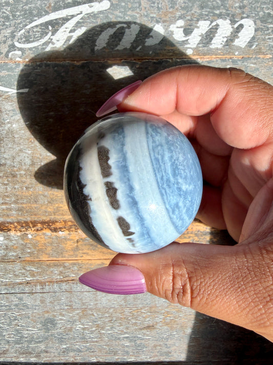 Gorgeous Blue Opal Sphere | India | Opt 58