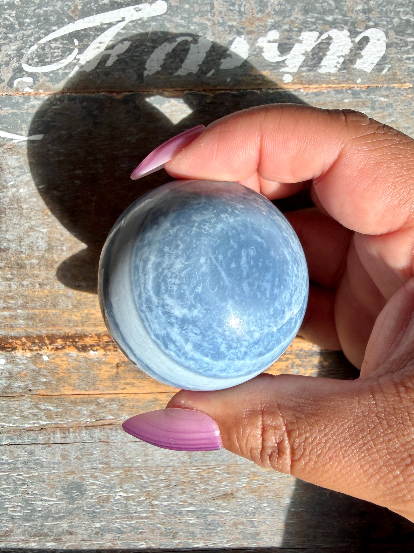 Gorgeous Blue Opal Sphere | India | Opt 58