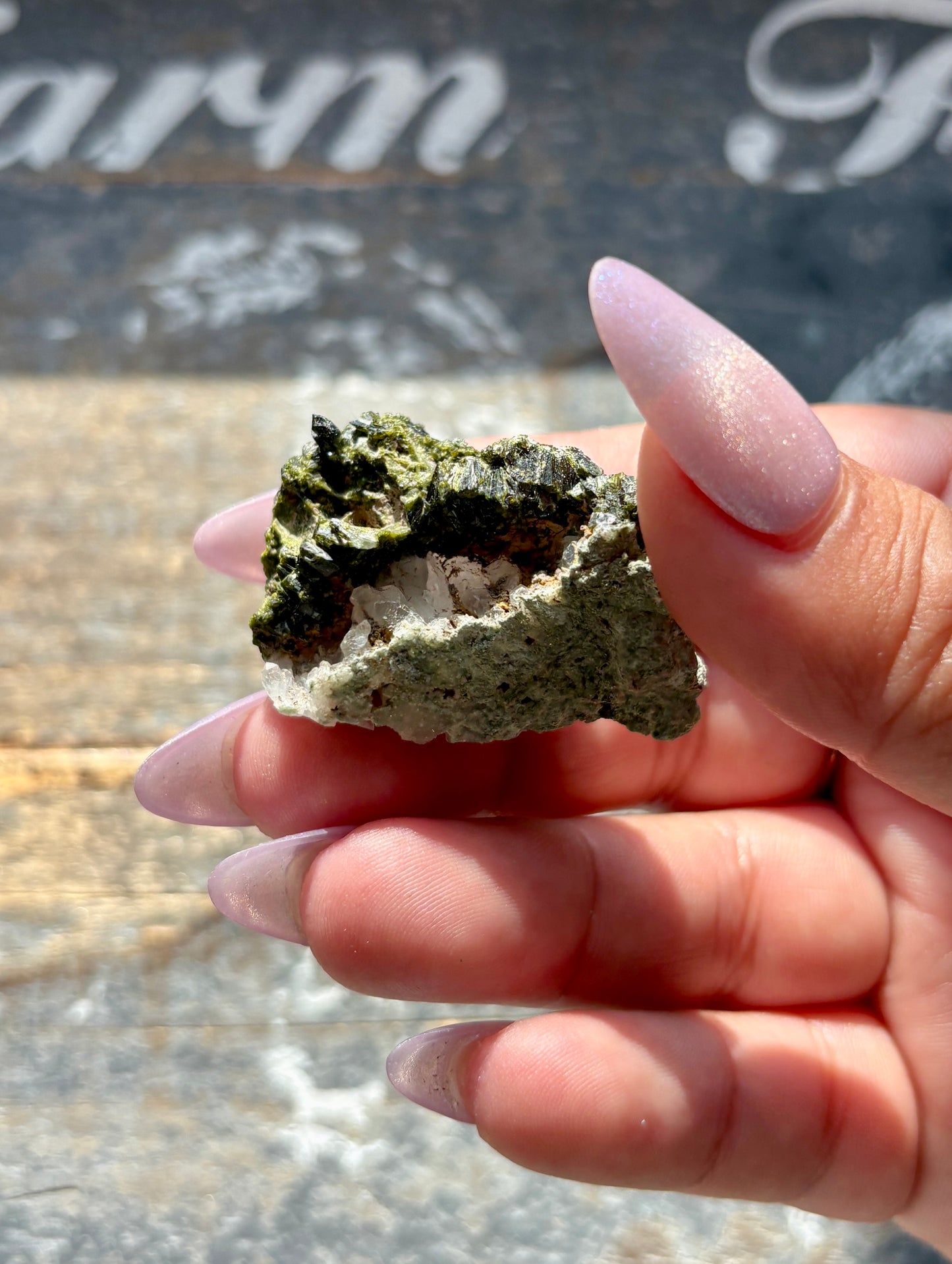 Gorgeous Green Epidote Specimen from Turkey