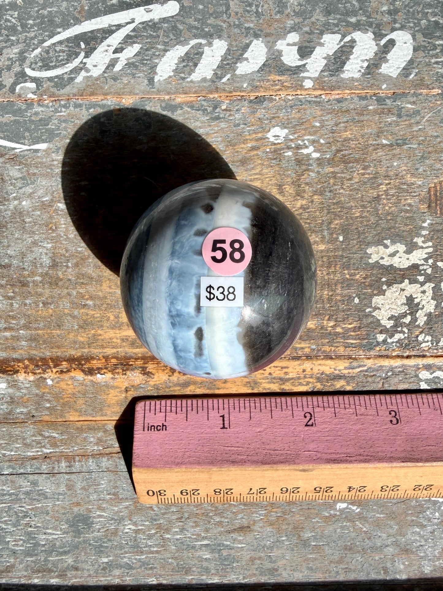 Gorgeous Blue Opal Sphere | India | Opt 58
