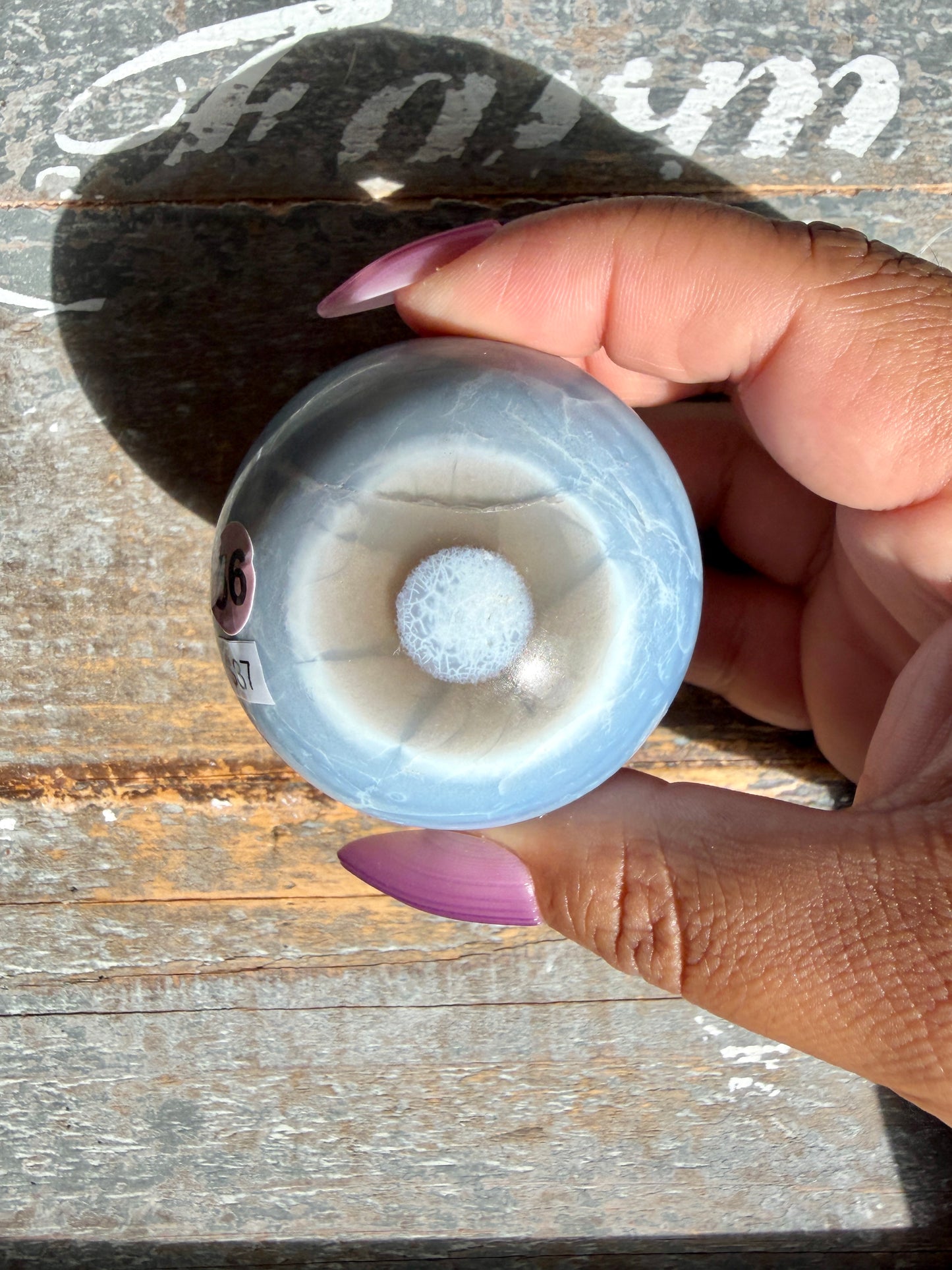 Gorgeous Blue Opal Sphere | India | Opt 56