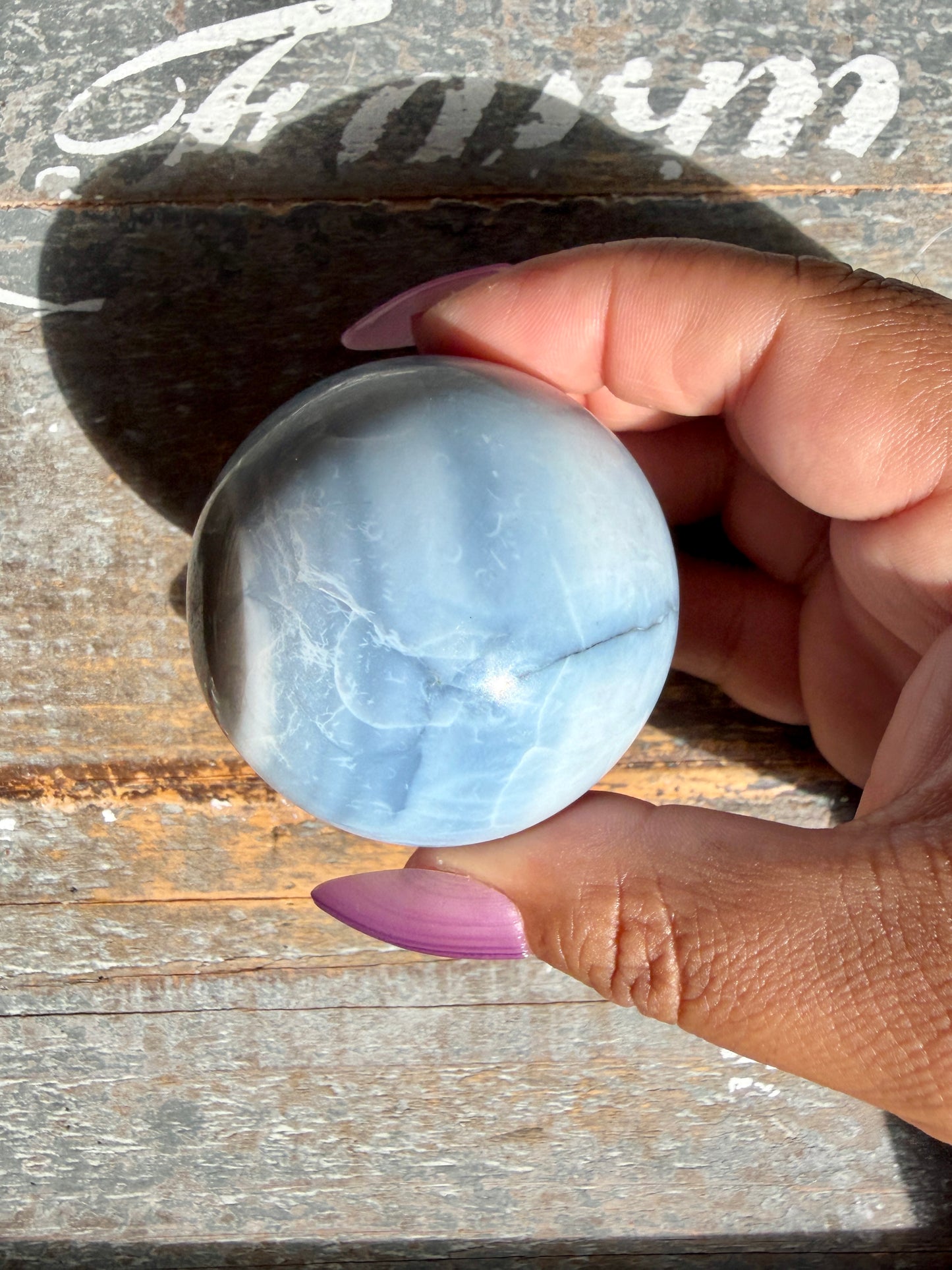 Gorgeous Blue Opal Sphere | India | Opt 56