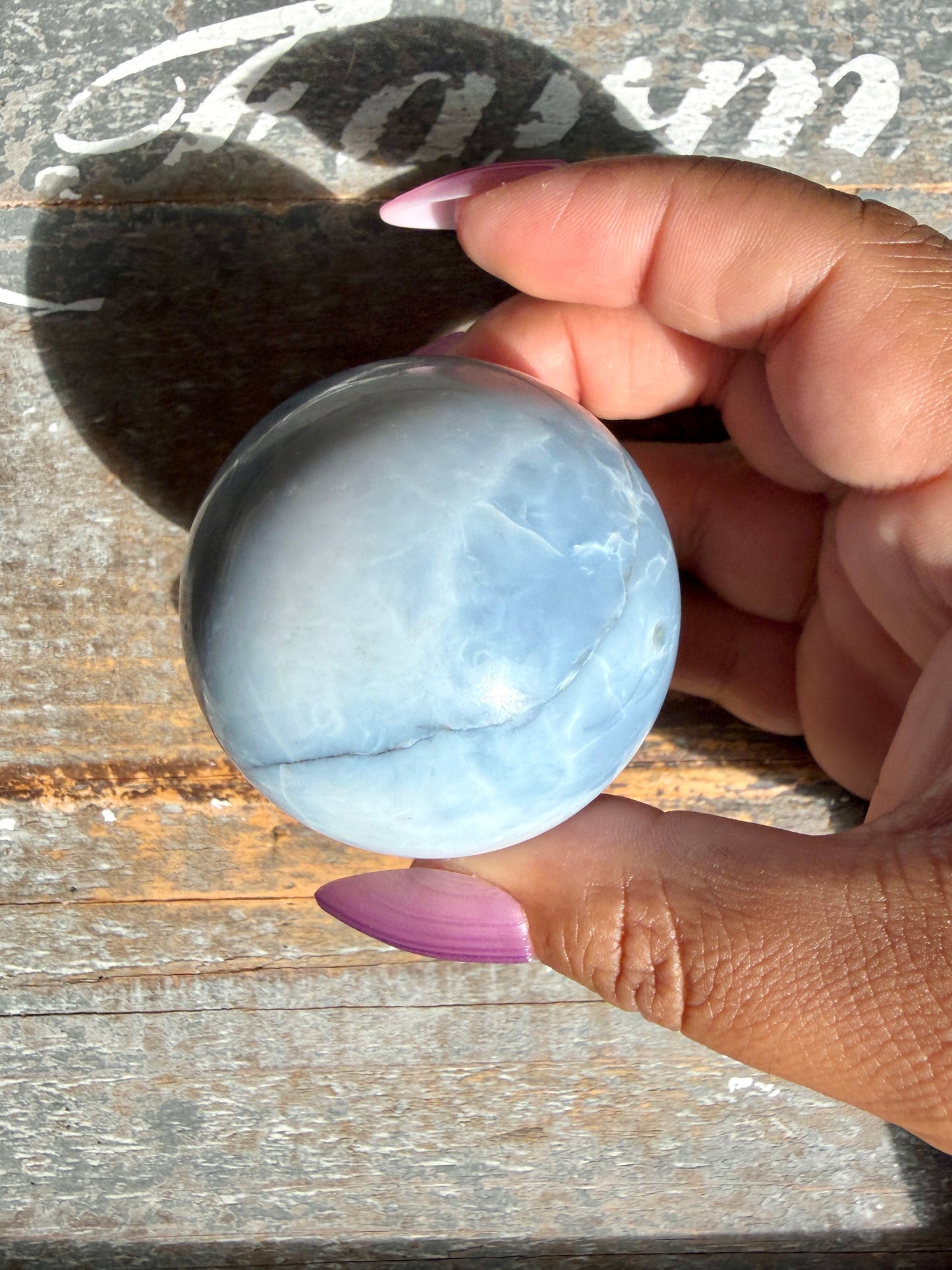 Gorgeous Blue Opal Sphere | India | Opt 56