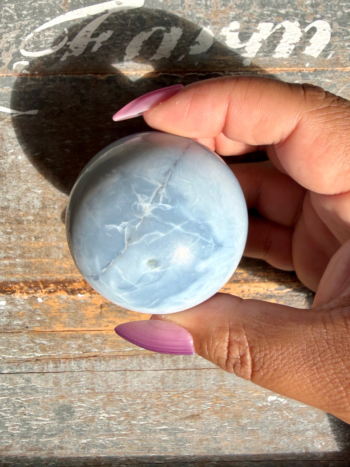 Gorgeous Blue Opal Sphere | India | Opt 56