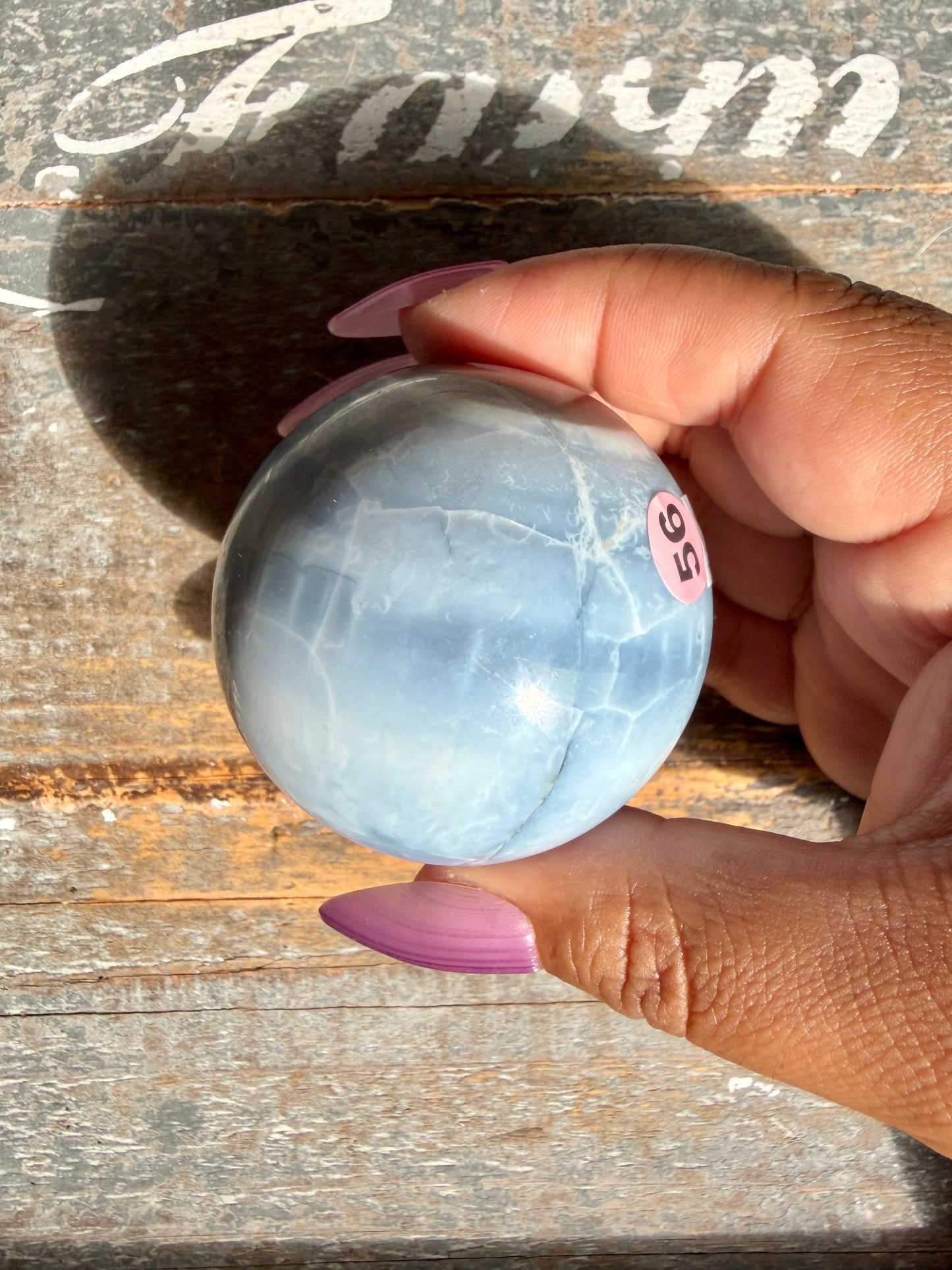 Gorgeous Blue Opal Sphere | India | Opt 56