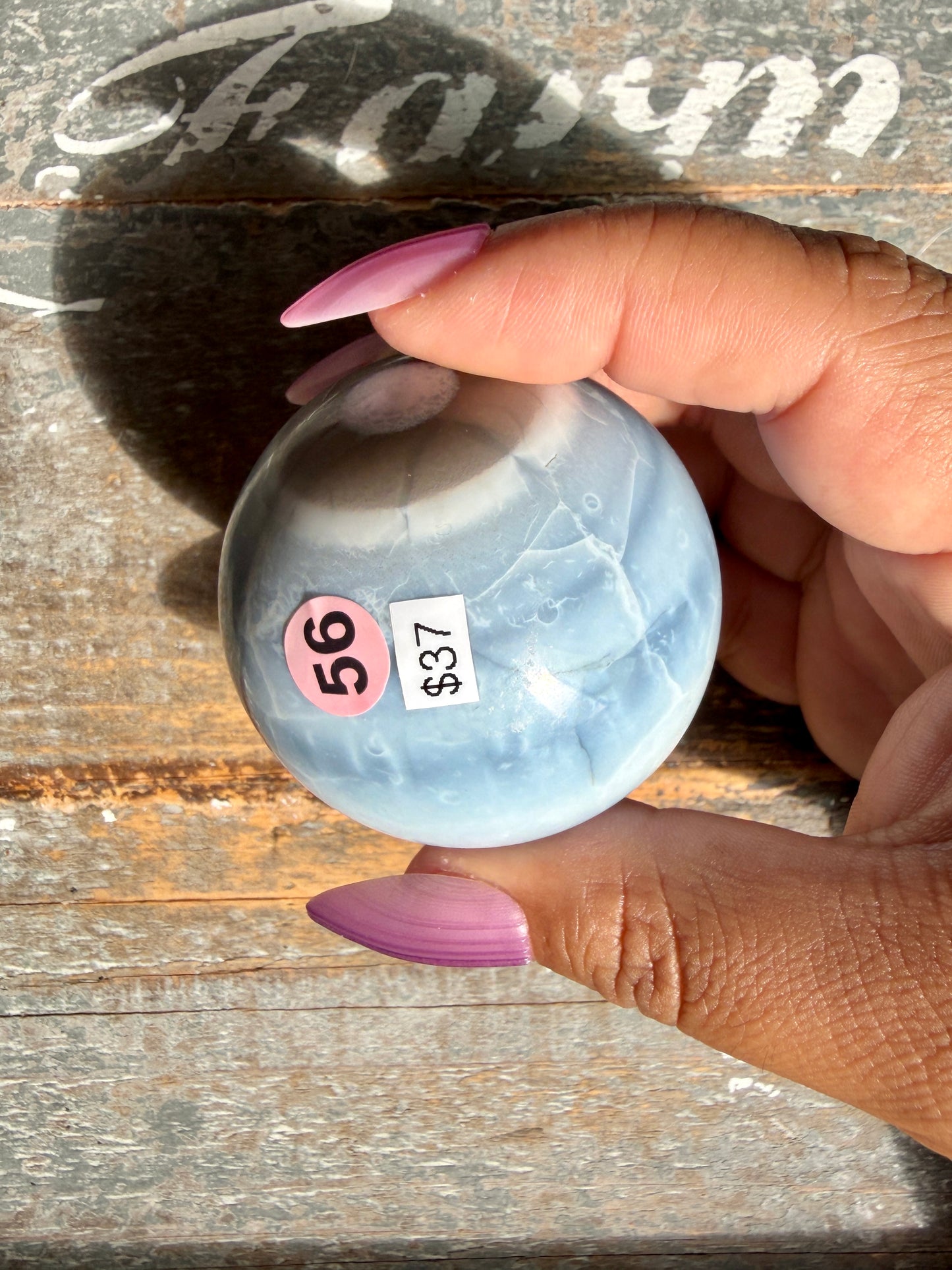 Gorgeous Blue Opal Sphere | India | Opt 56