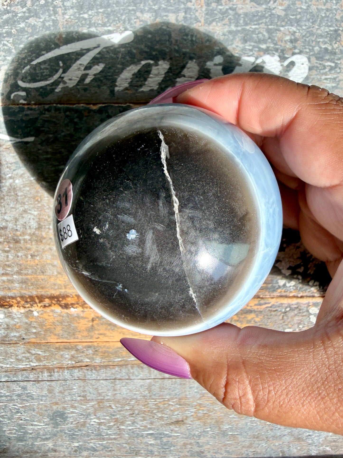 Gorgeous Blue Opal Sphere | India | Opt 31