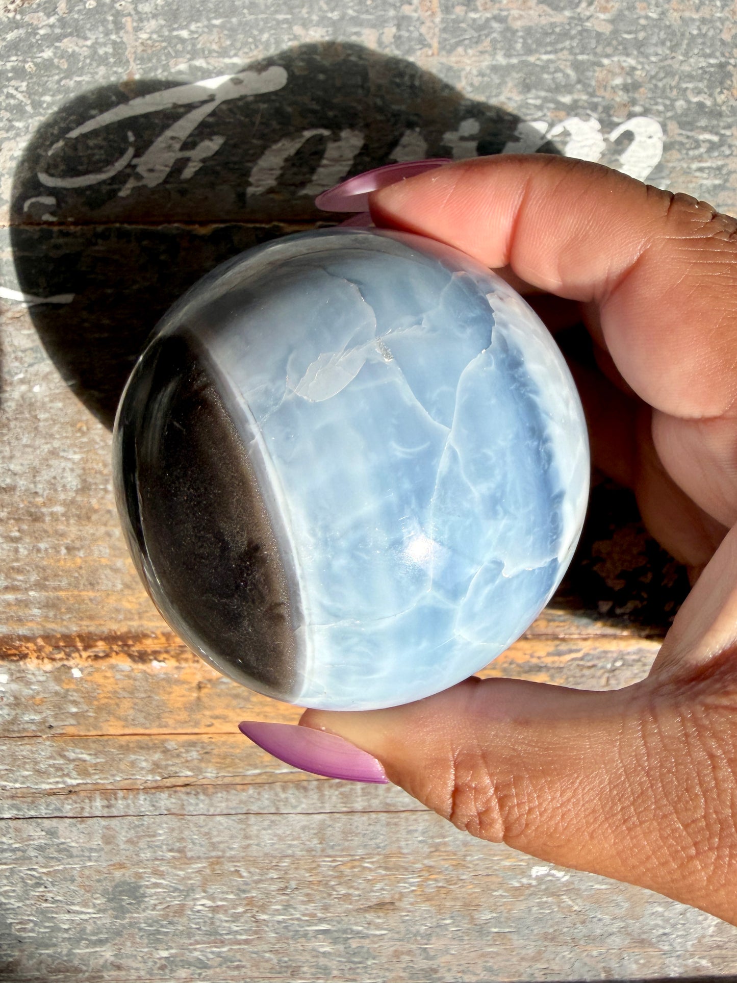 Gorgeous Blue Opal Sphere | India | Opt 31