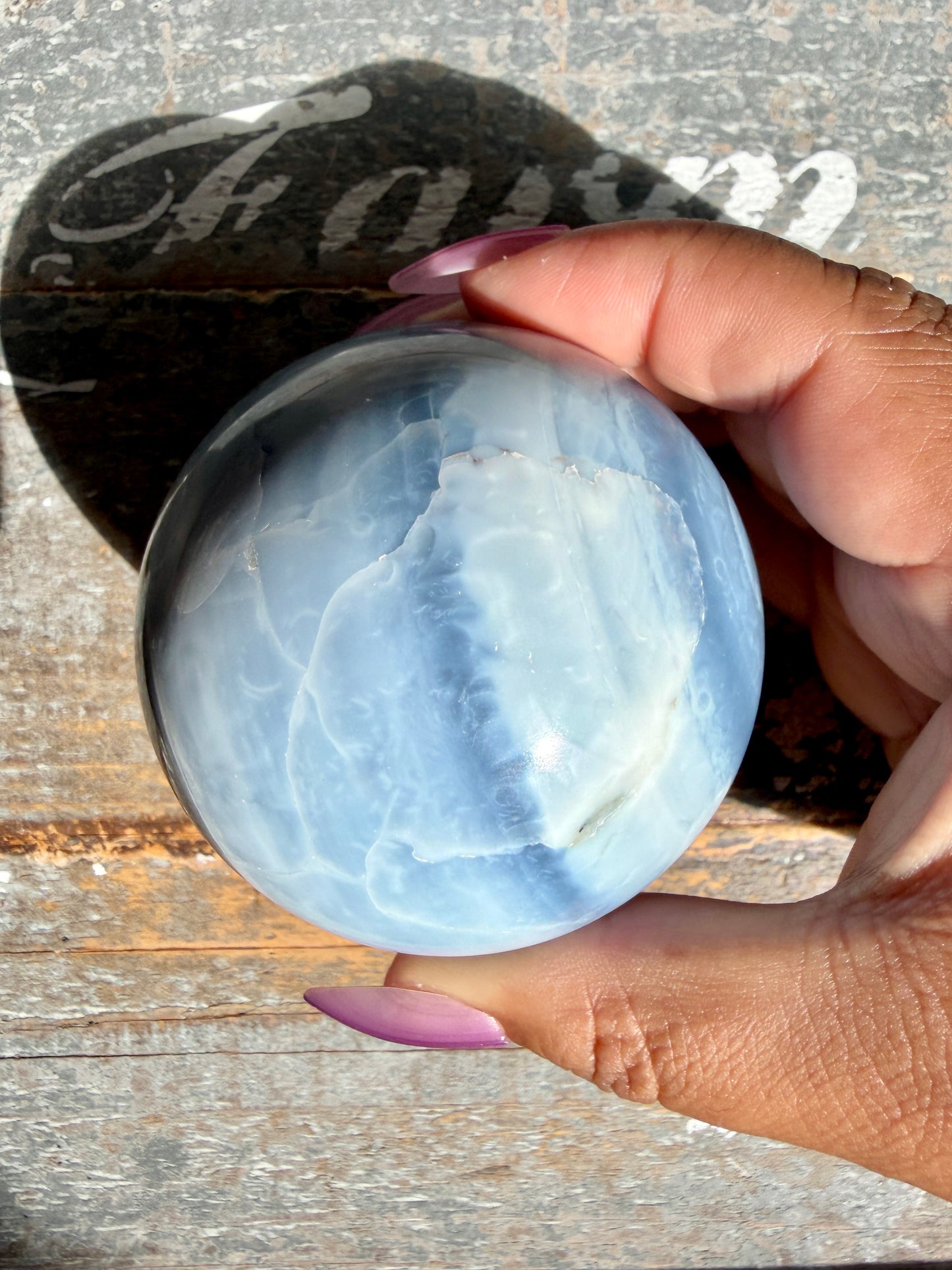 Gorgeous Blue Opal Sphere | India | Opt 31