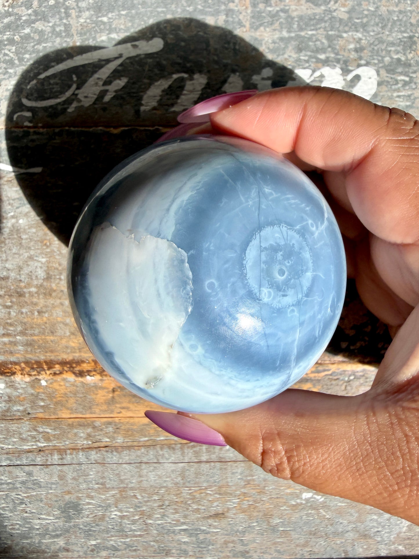 Gorgeous Blue Opal Sphere | India | Opt 31