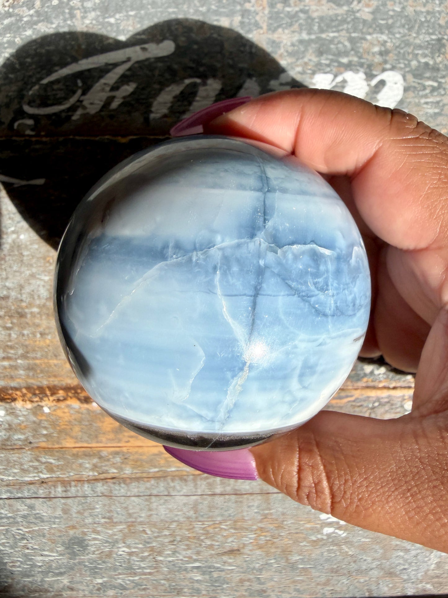 Gorgeous Blue Opal Sphere | India | Opt 31