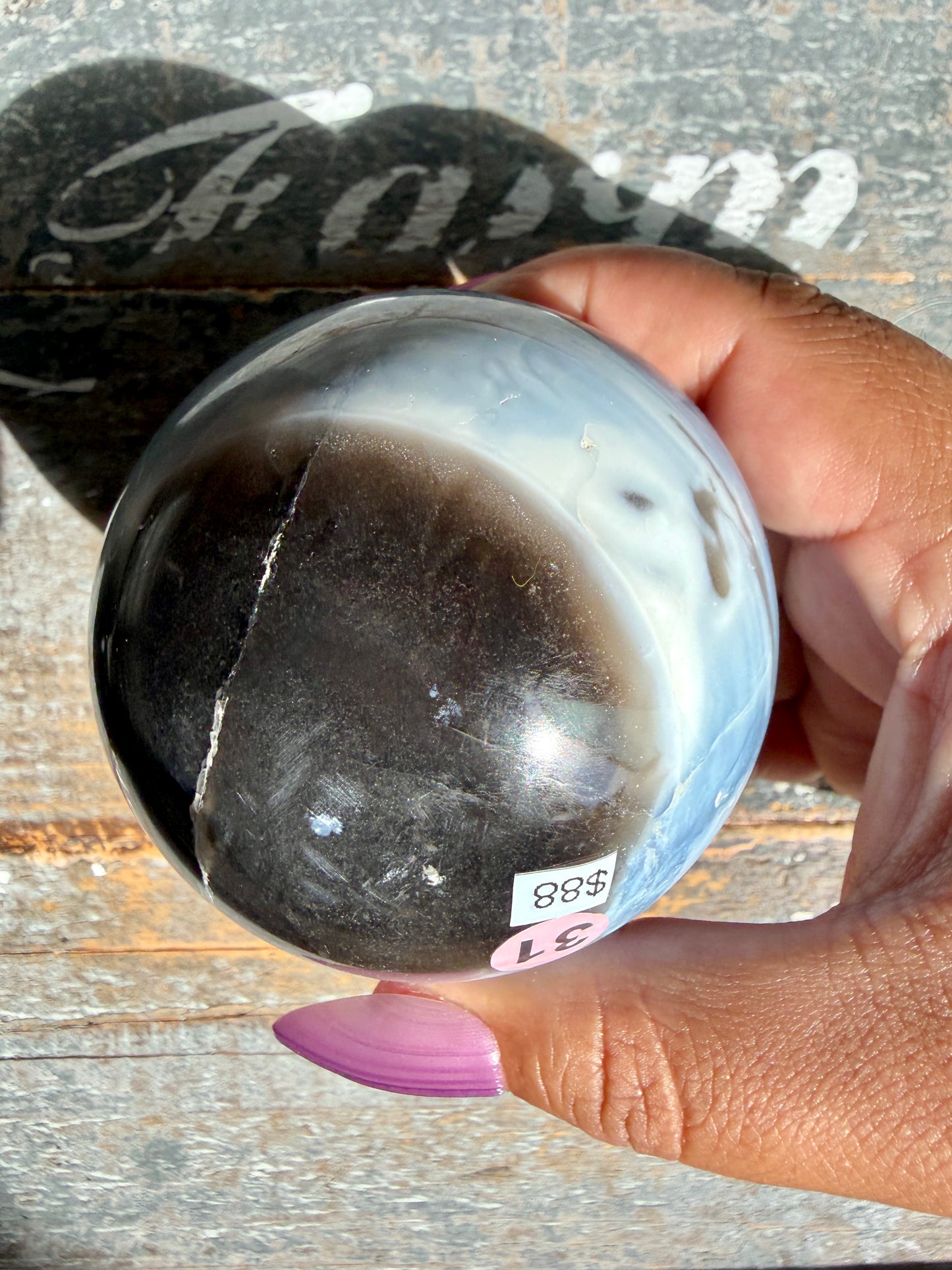 Gorgeous Blue Opal Sphere | India | Opt 31