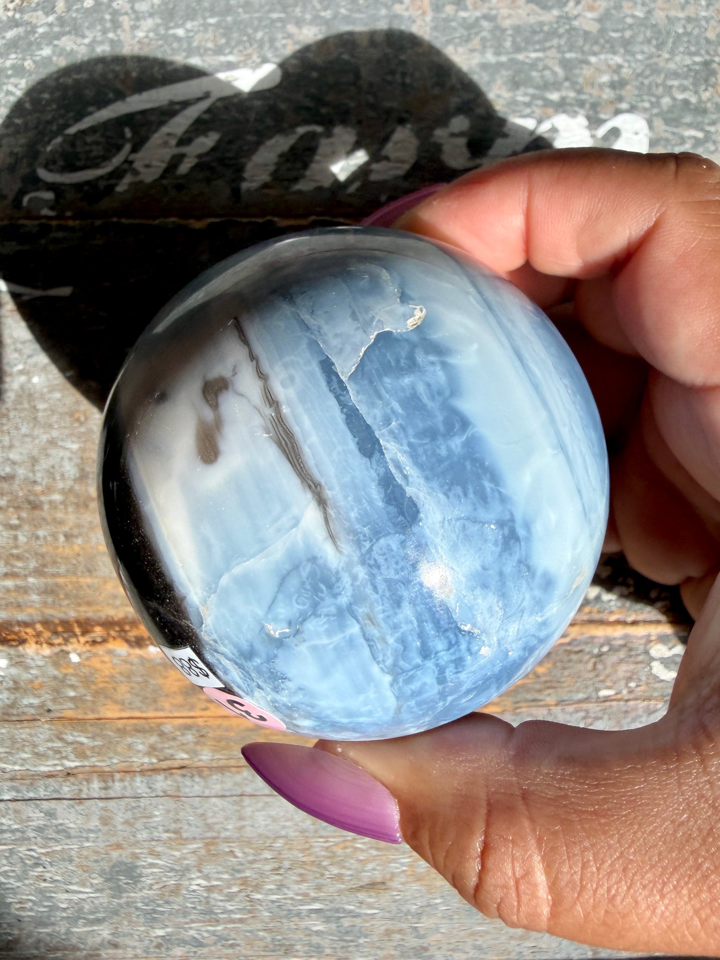 Gorgeous Blue Opal Sphere | India | Opt 31