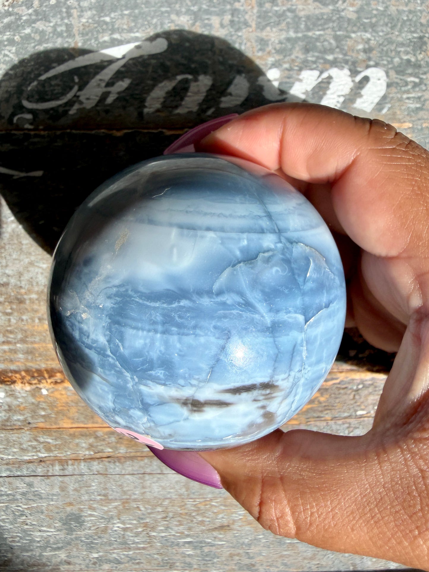 Gorgeous Blue Opal Sphere | India | Opt 31