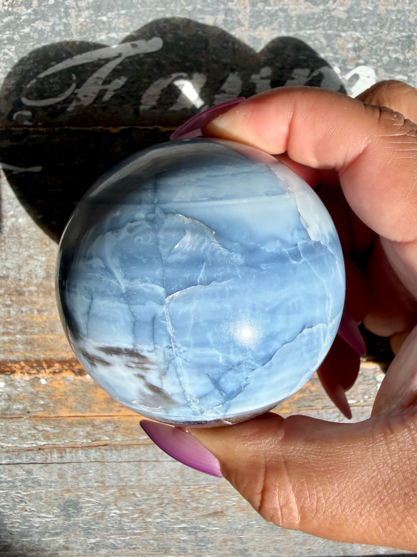 Gorgeous Blue Opal Sphere | India | Opt 31