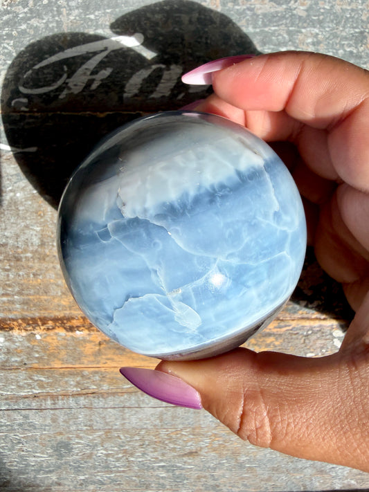 Gorgeous Blue Opal Sphere | India | Opt 31