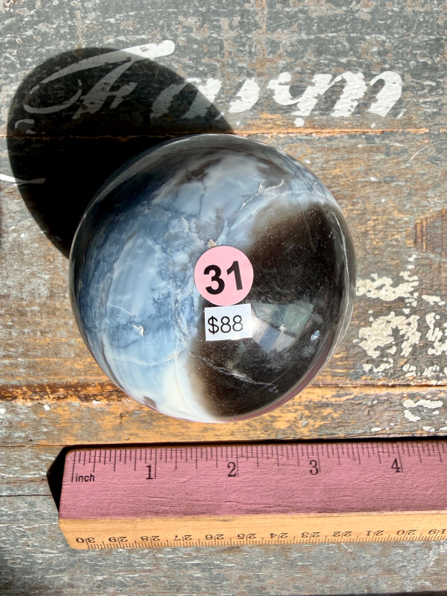 Gorgeous Blue Opal Sphere | India | Opt 31