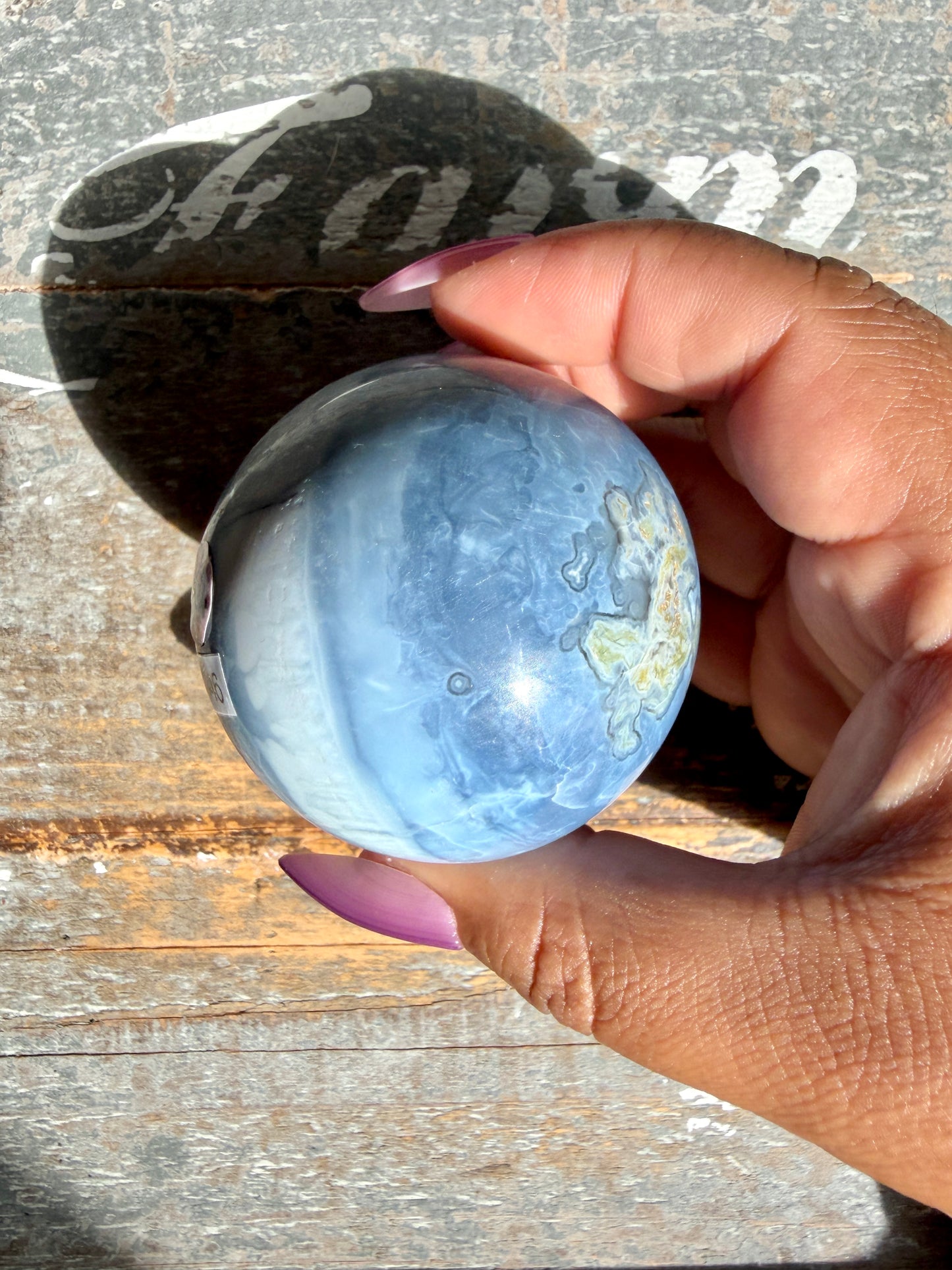 Gorgeous Blue Opal Sphere | India | Opt 54