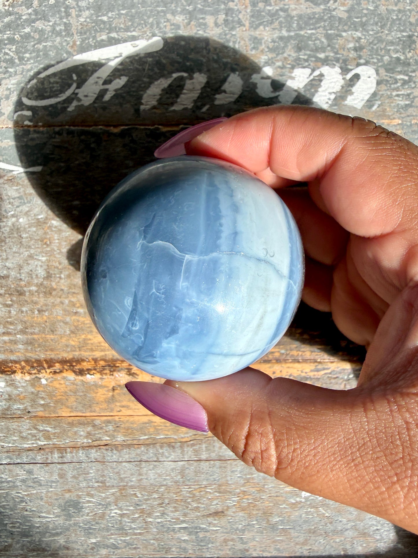 Gorgeous Blue Opal Sphere | India | Opt 54