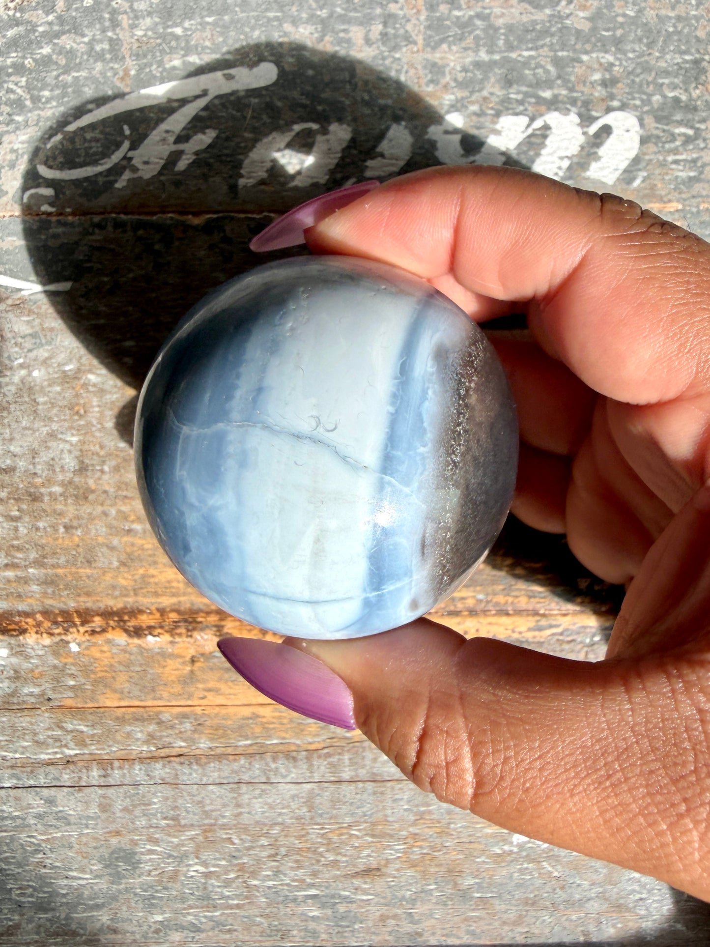 Gorgeous Blue Opal Sphere | India | Opt 54