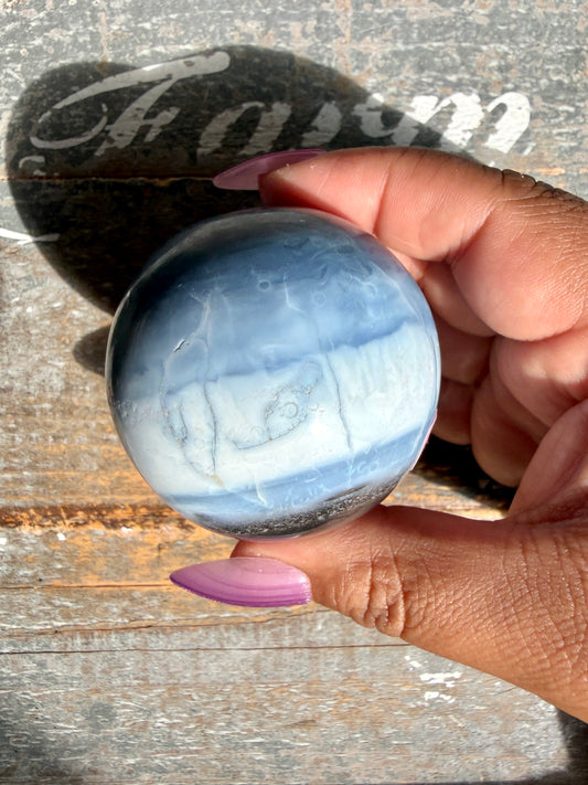 Gorgeous Blue Opal Sphere | India | Opt 54