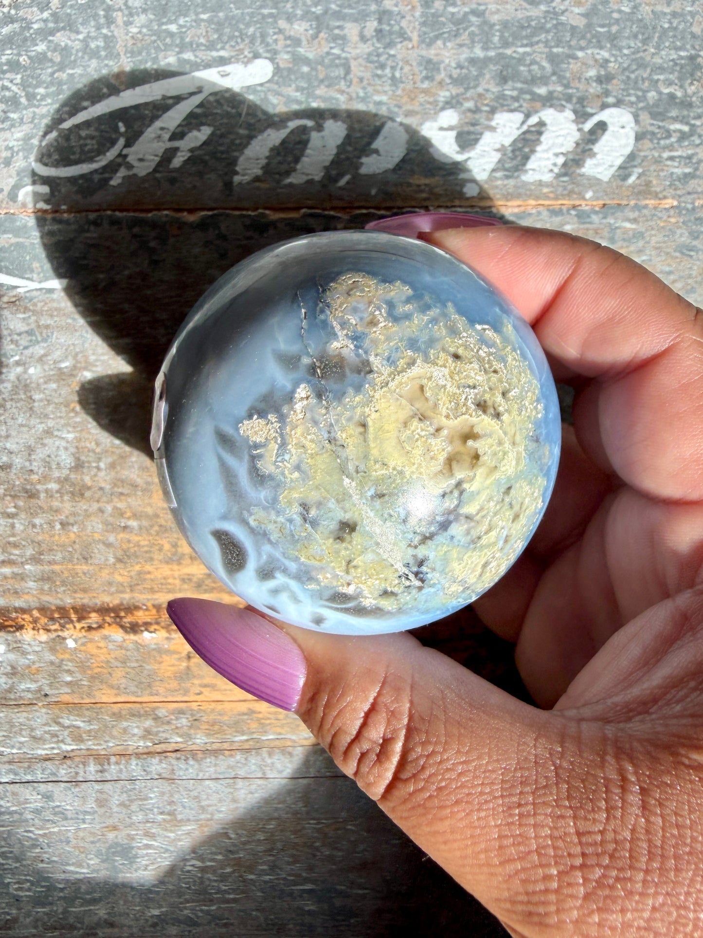 Gorgeous Blue Opal Sphere | India | Opt 45