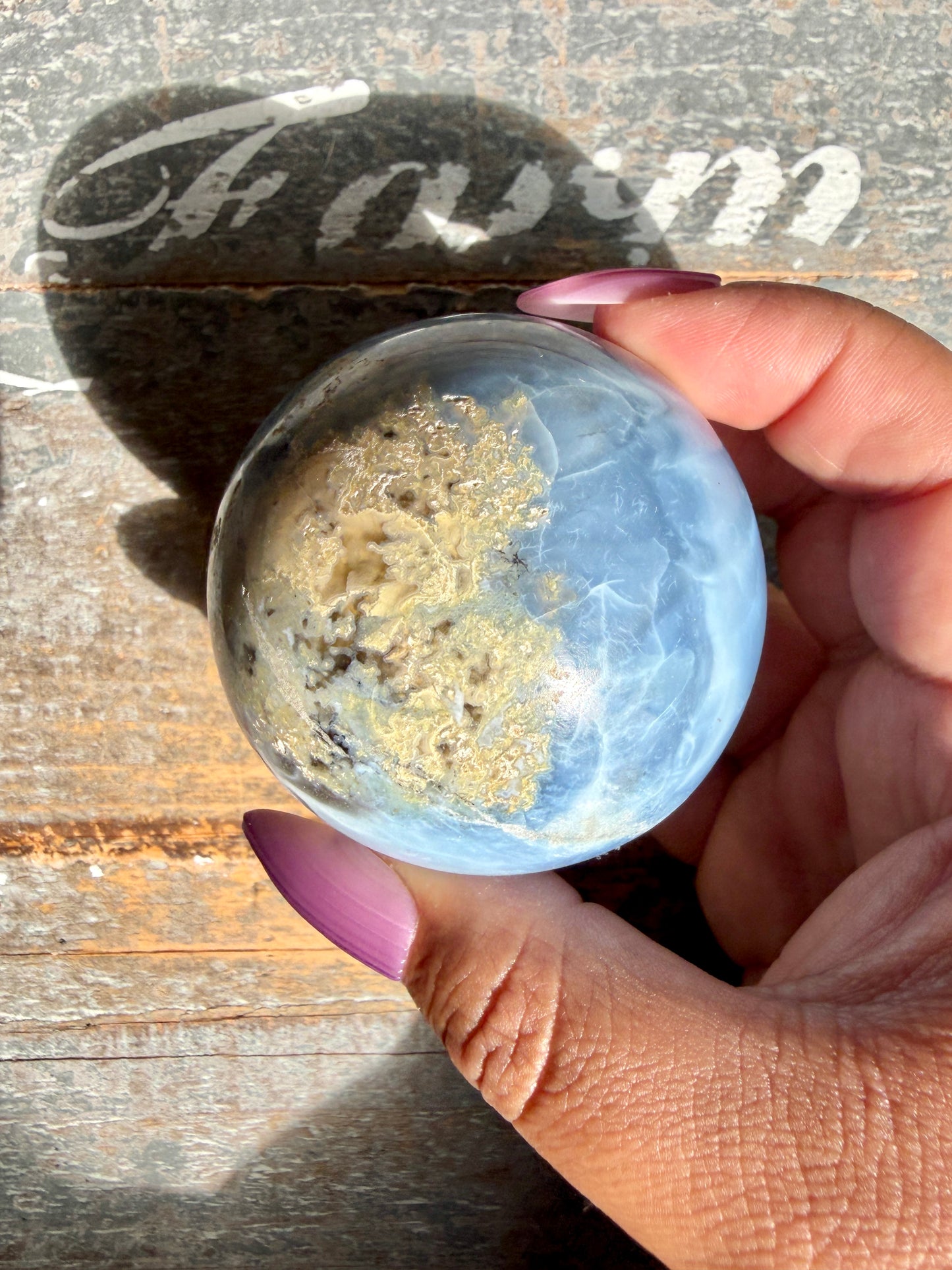 Gorgeous Blue Opal Sphere | India | Opt 45