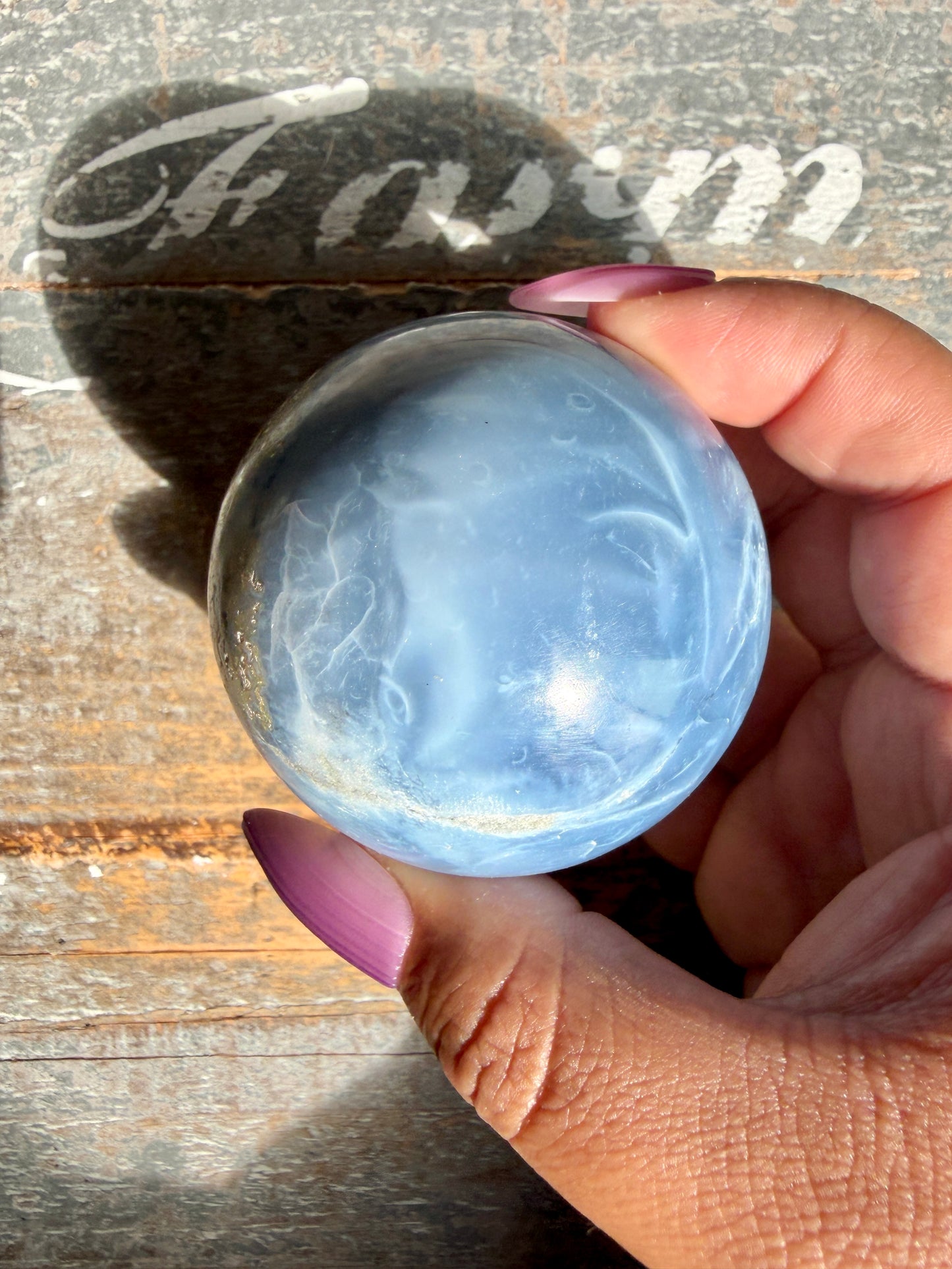 Gorgeous Blue Opal Sphere | India | Opt 45