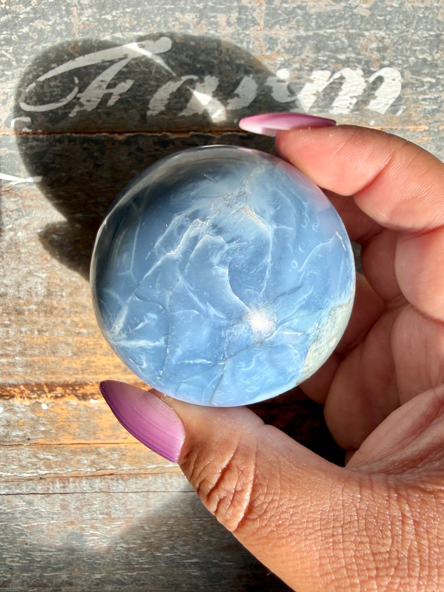 Gorgeous Blue Opal Sphere | India | Opt 45