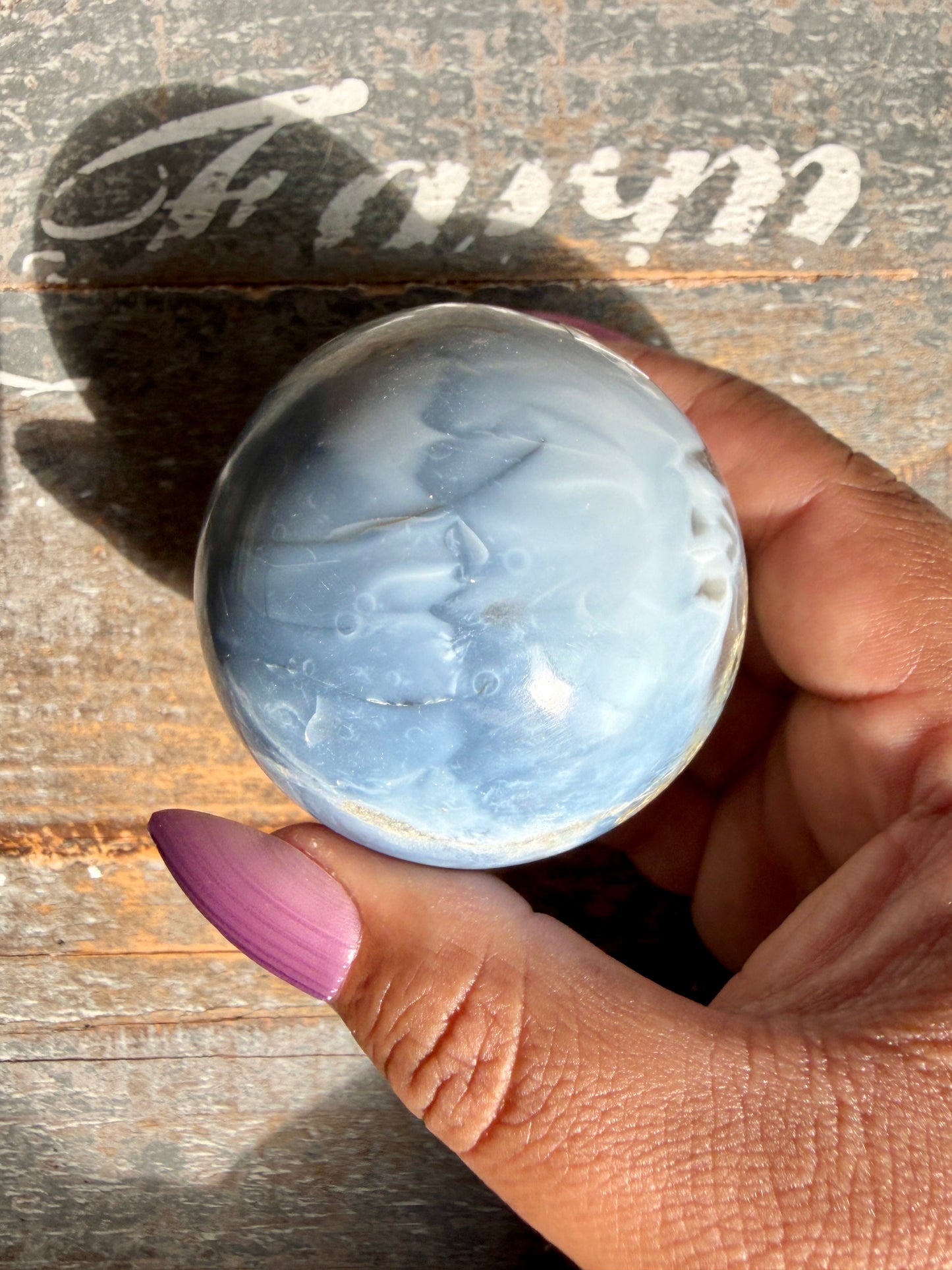 Gorgeous Blue Opal Sphere | India | Opt 45