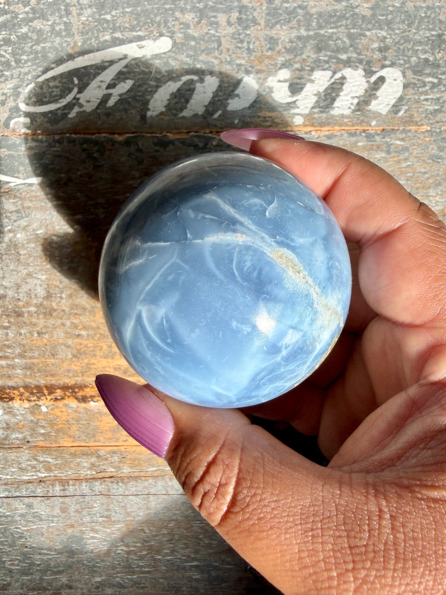 Gorgeous Blue Opal Sphere | India | Opt 45