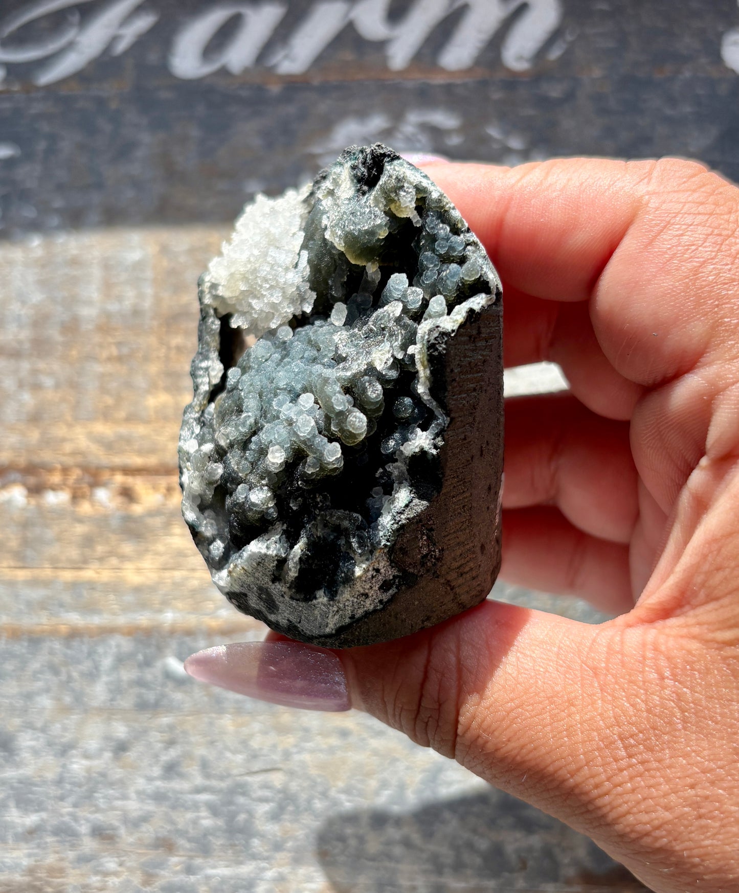 Gorgeous Black Chalcedony Specimen from Jalgaon, India