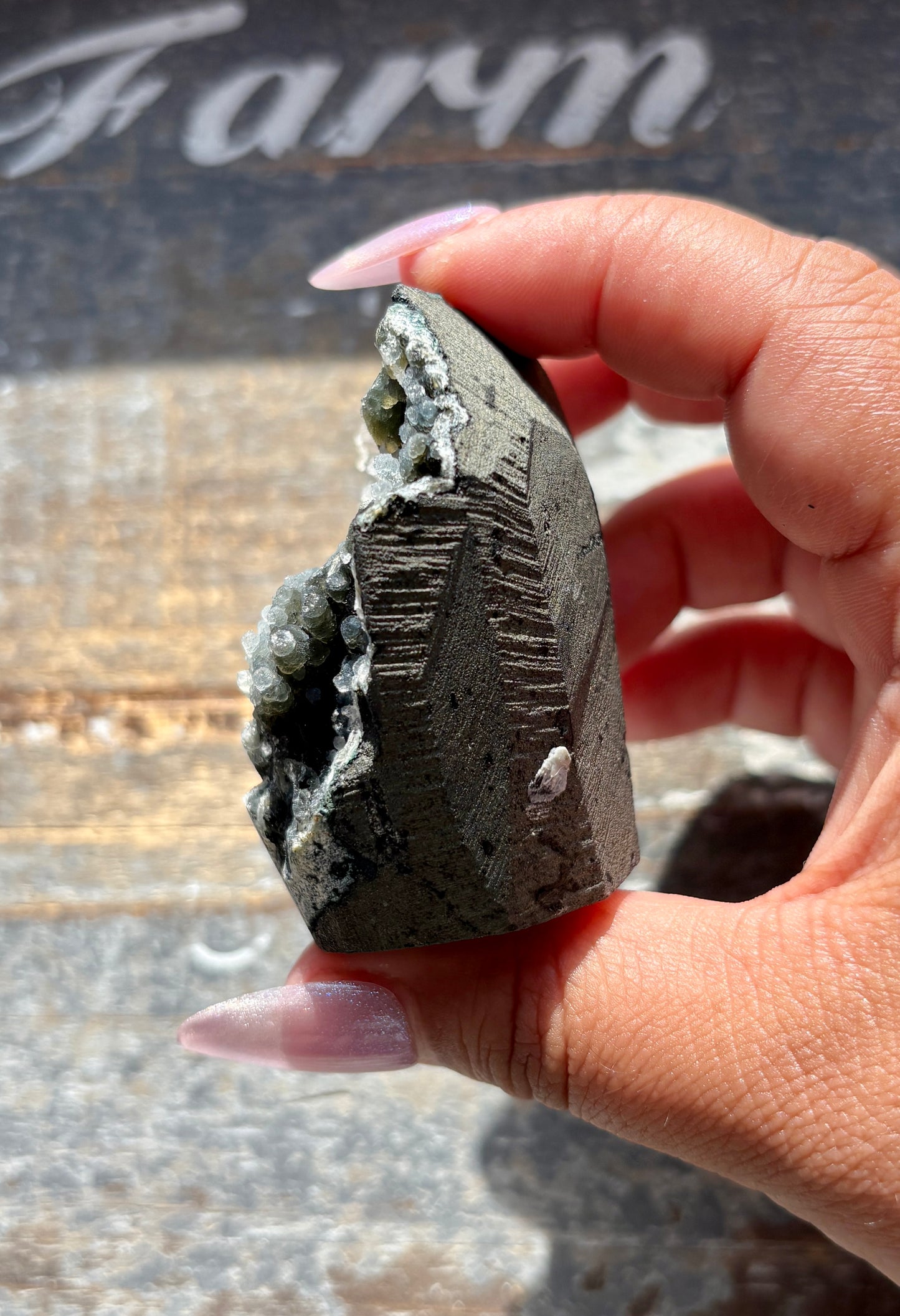 Gorgeous Black Chalcedony Specimen from Jalgaon, India