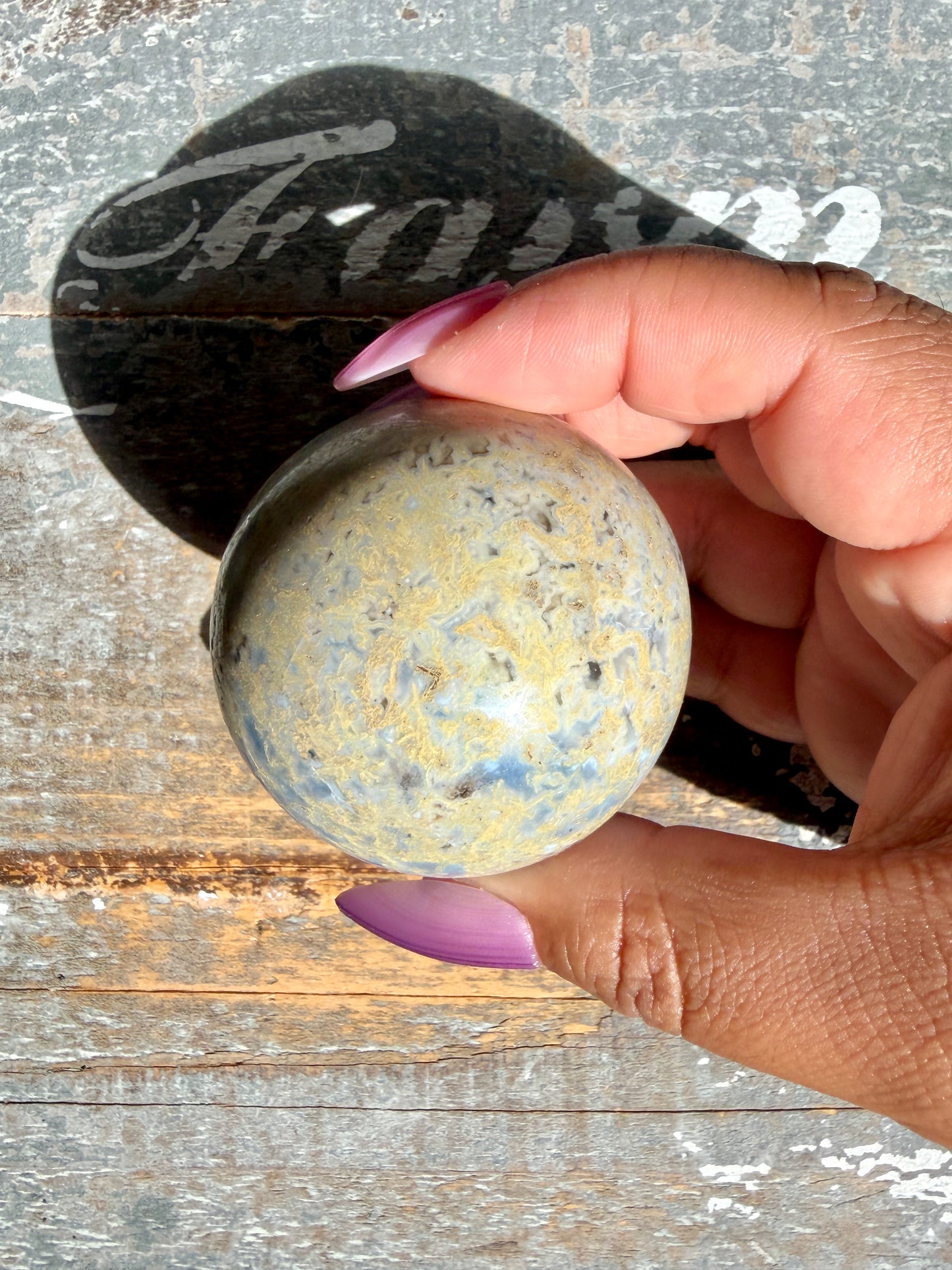 Gorgeous Blue Opal Sphere | India | Opt 53