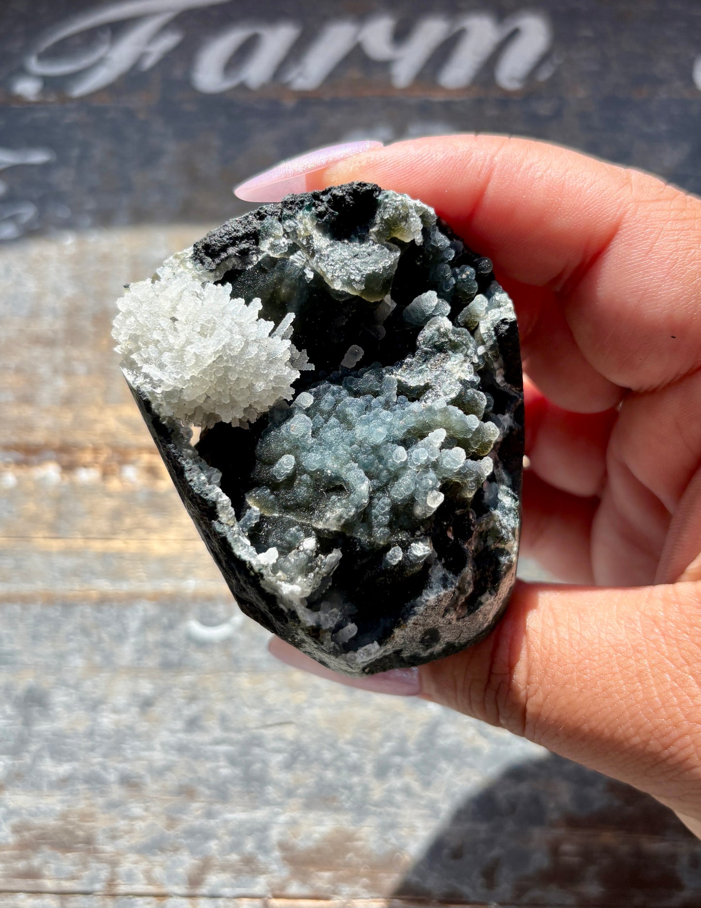 Gorgeous Black Chalcedony Specimen from Jalgaon, India