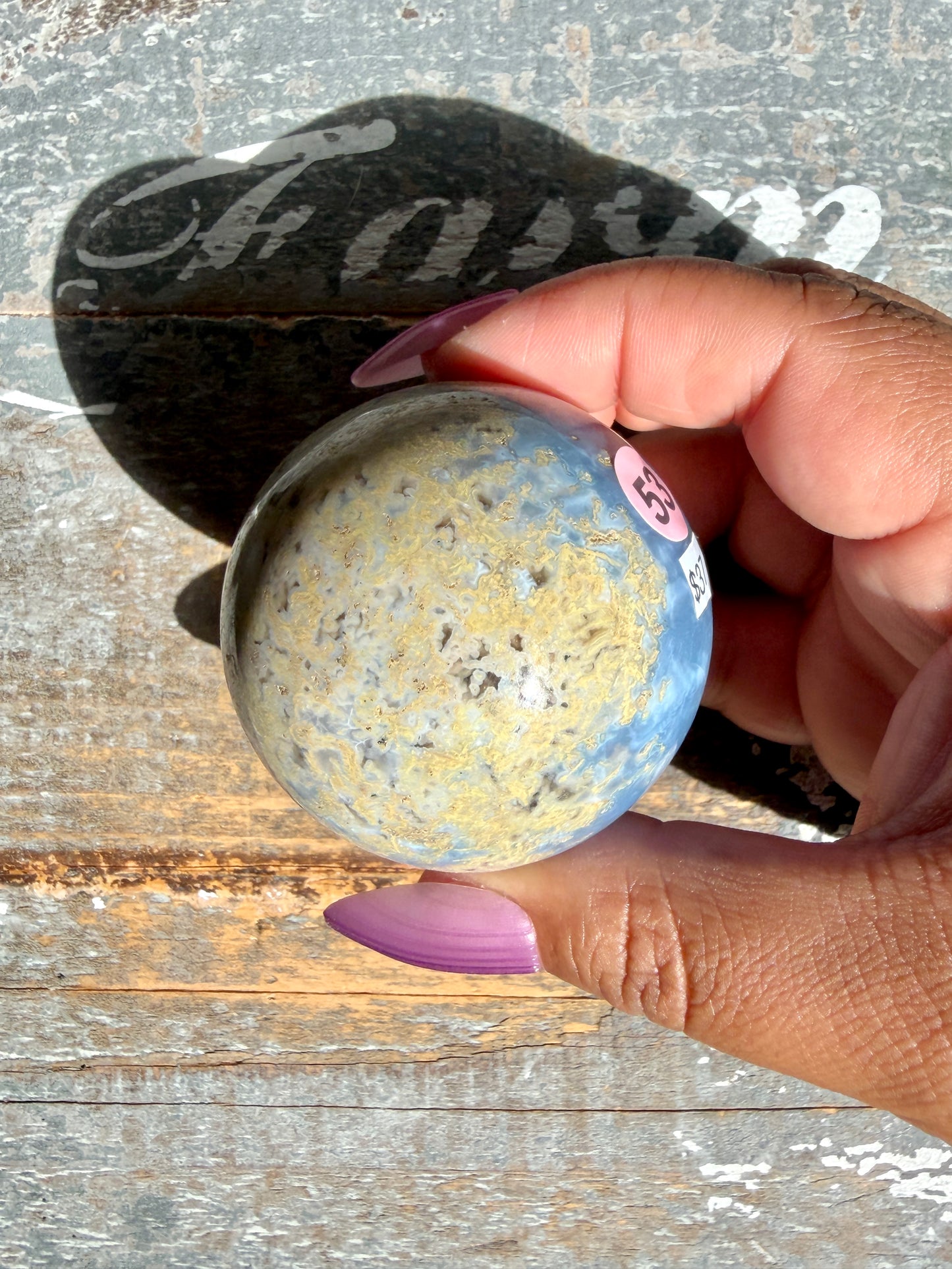 Gorgeous Blue Opal Sphere | India | Opt 53