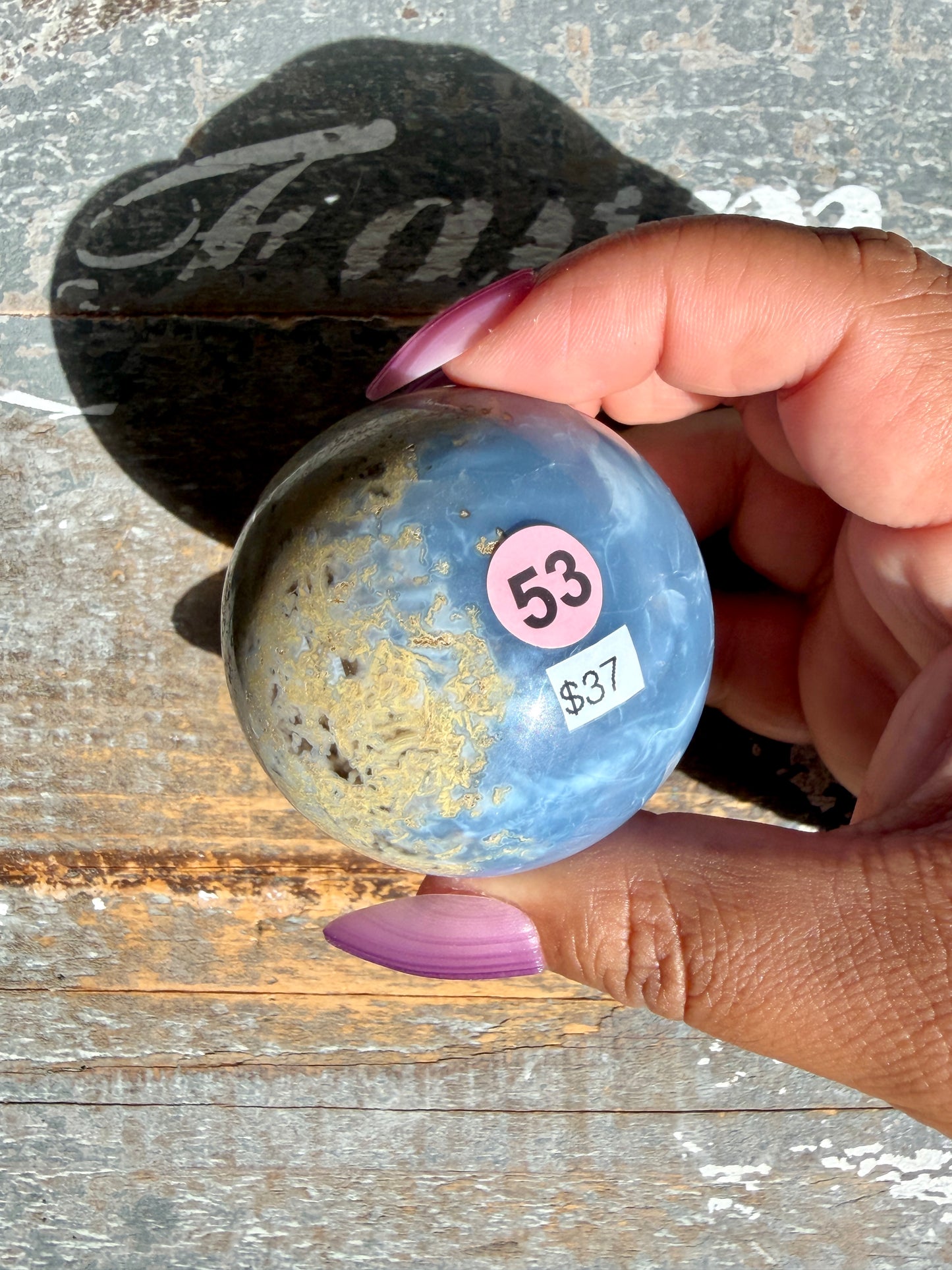 Gorgeous Blue Opal Sphere | India | Opt 53