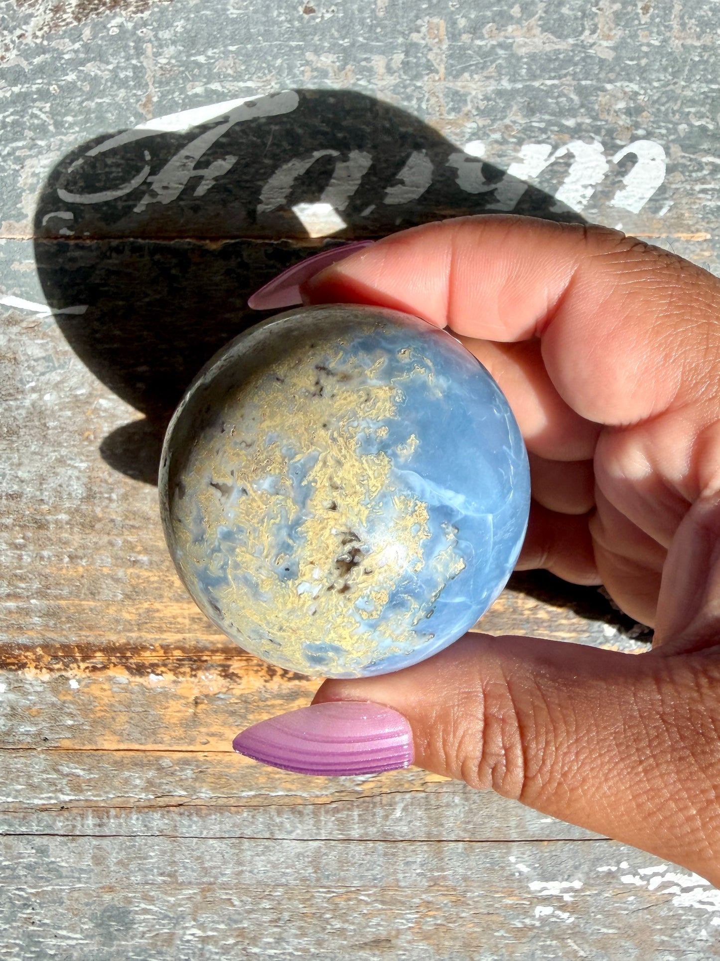 Gorgeous Blue Opal Sphere | India | Opt 53
