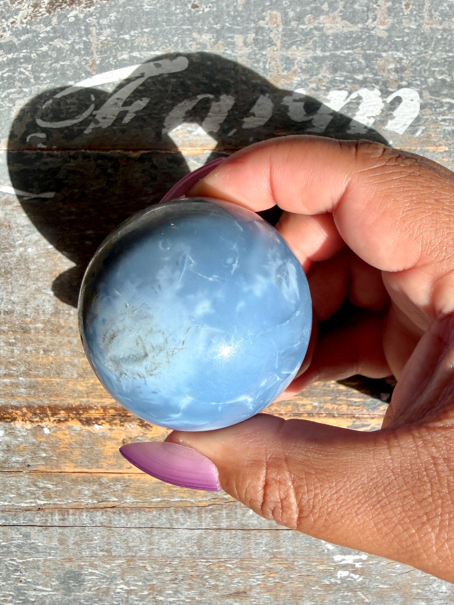 Gorgeous Blue Opal Sphere | India | Opt 53