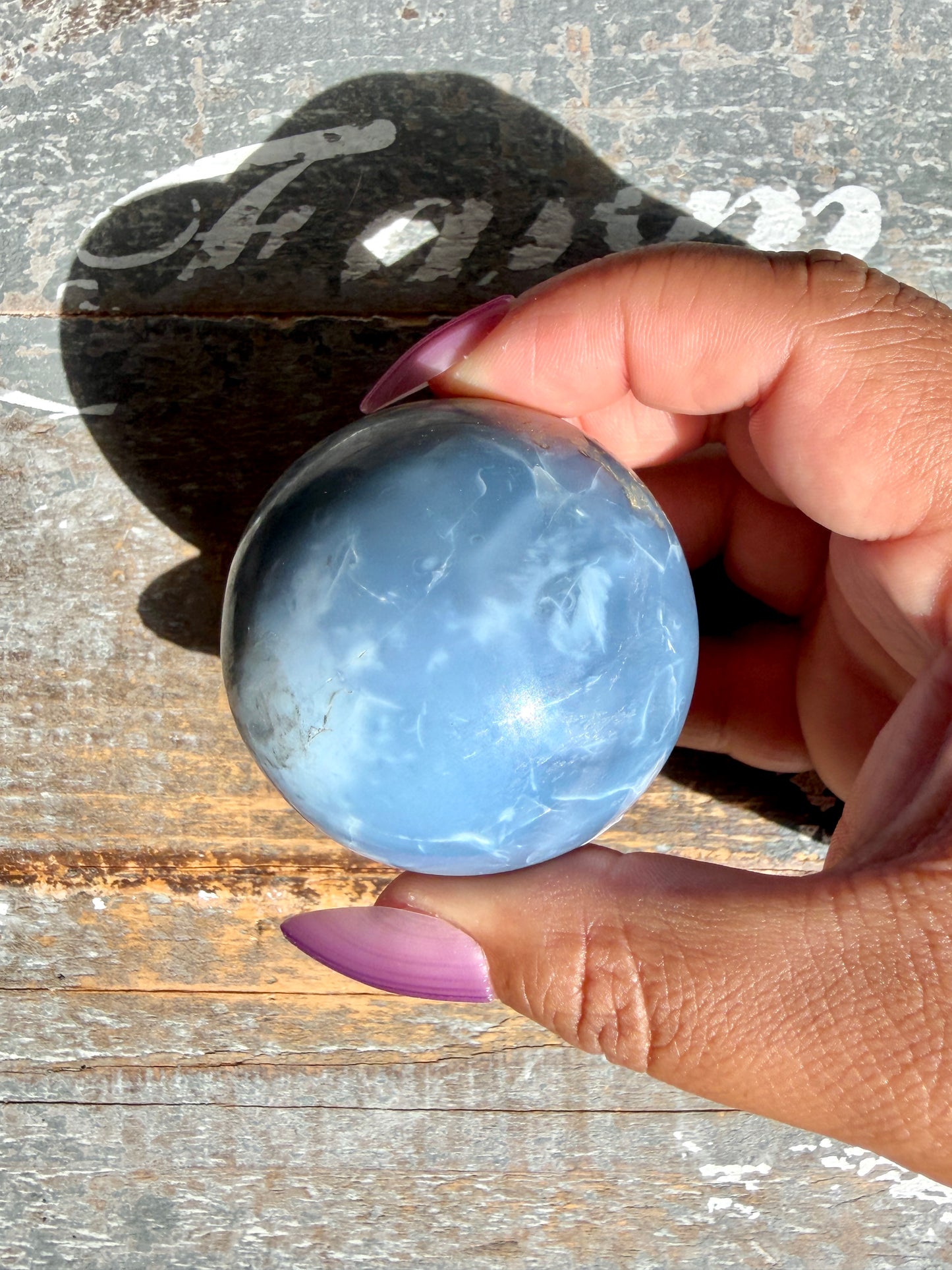 Gorgeous Blue Opal Sphere | India | Opt 53